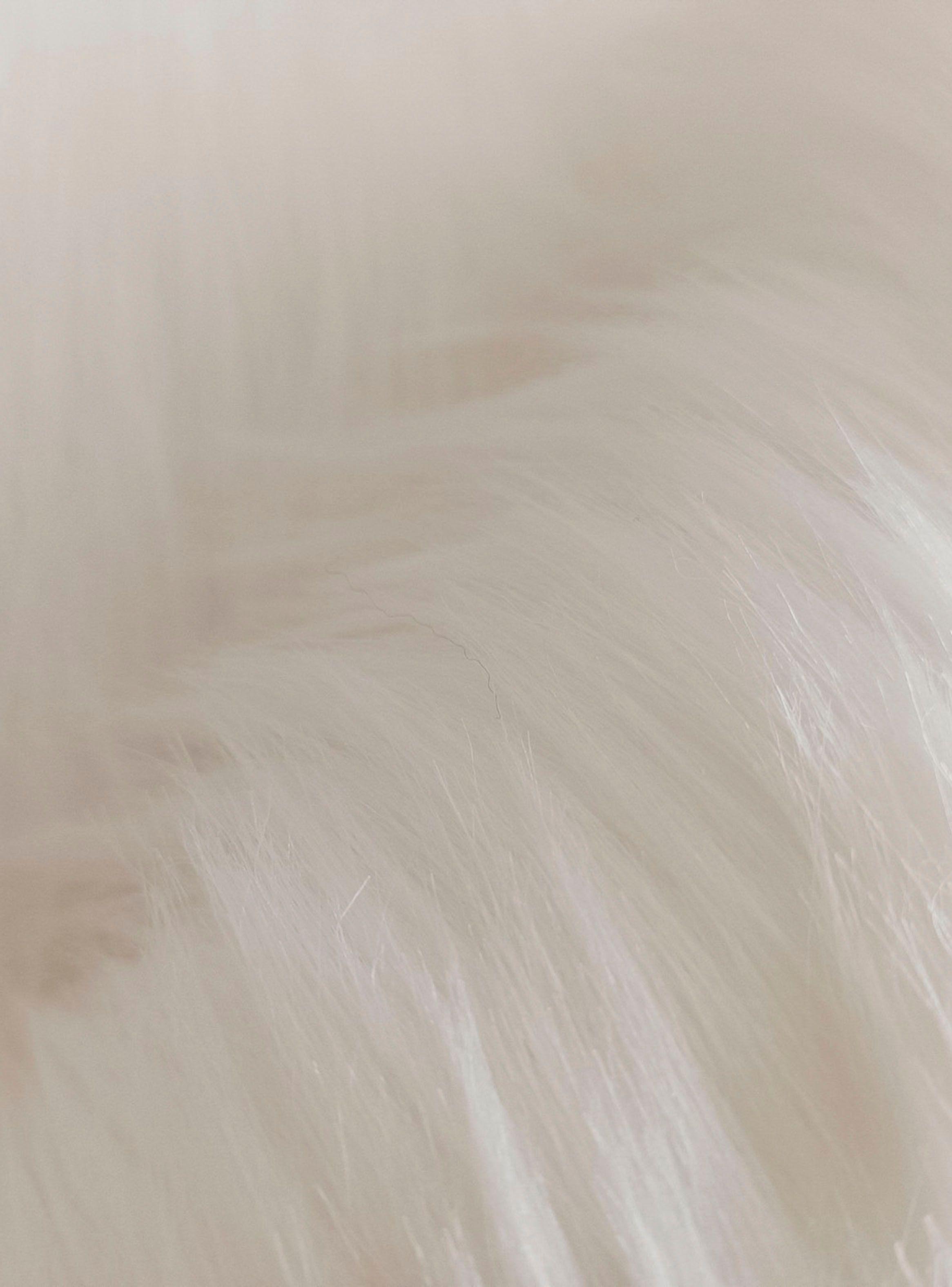 Bajada Cama Oveja Blanco Asimétrica 60 x 90 cm-1