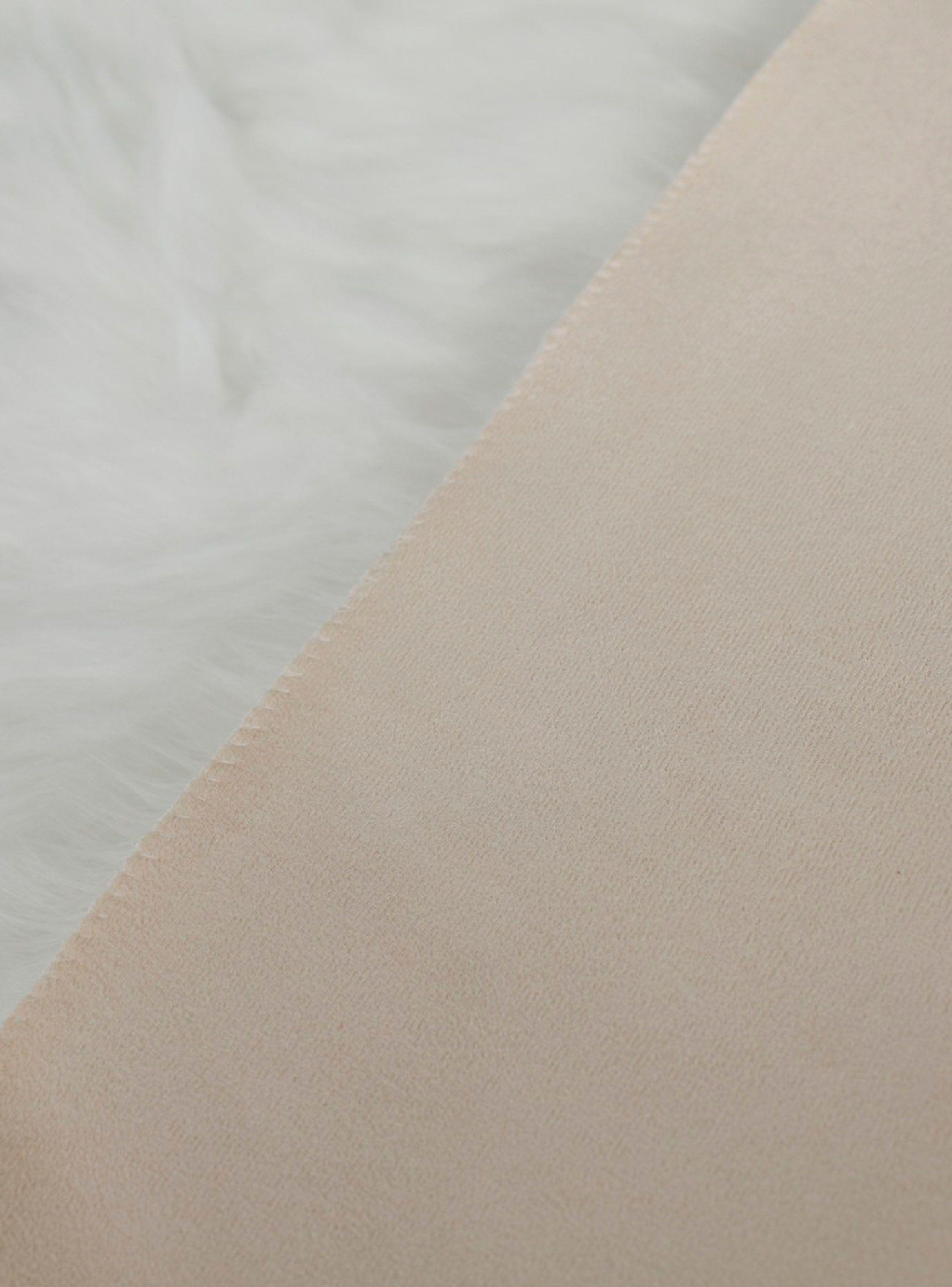 Alfombra Piel Sintético Oveja Blanca 120 x 180 cm-3