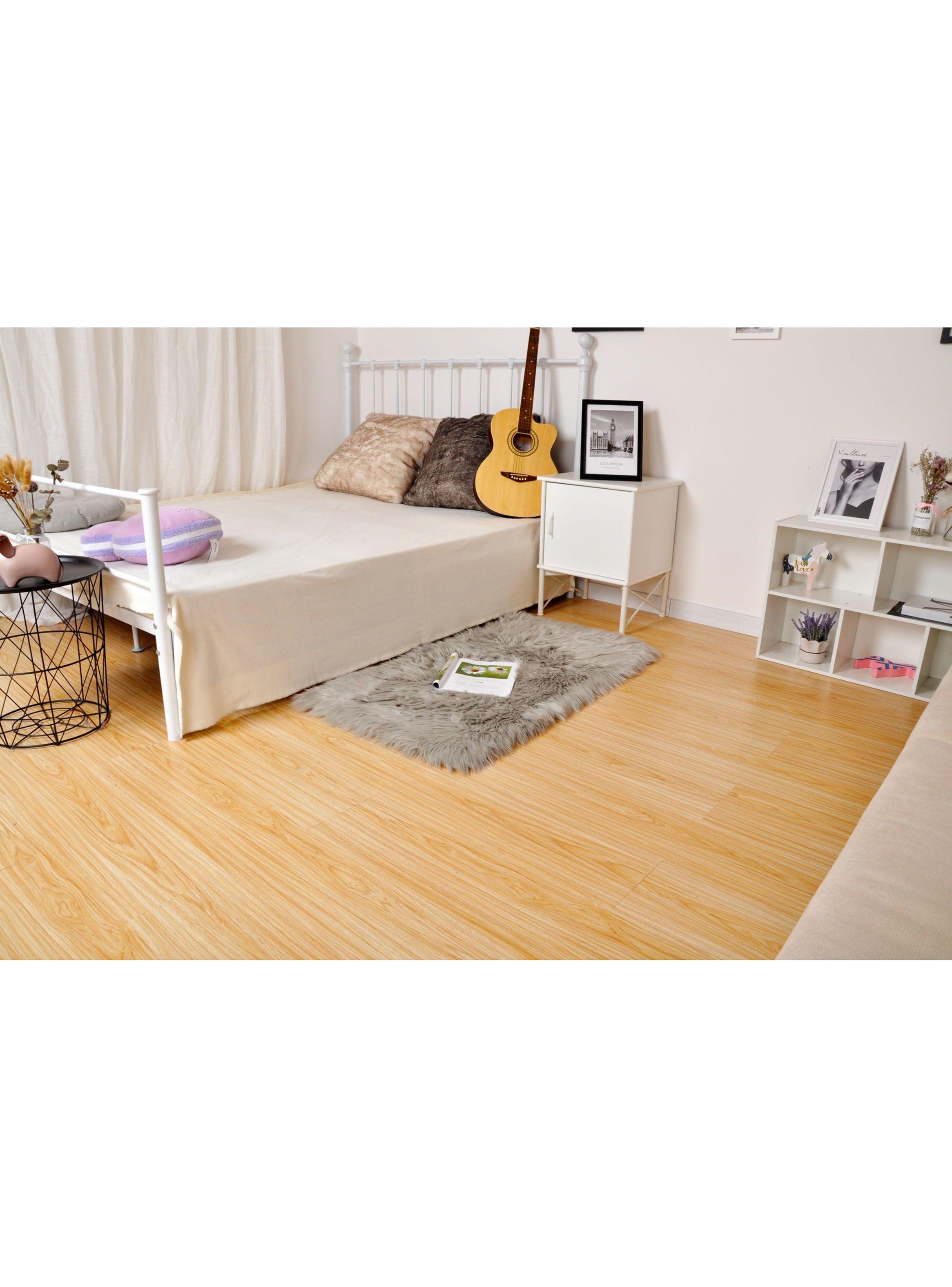 Bajada Cama Oveja Gris Oscuro Rectangular 60 x 90 cm-3