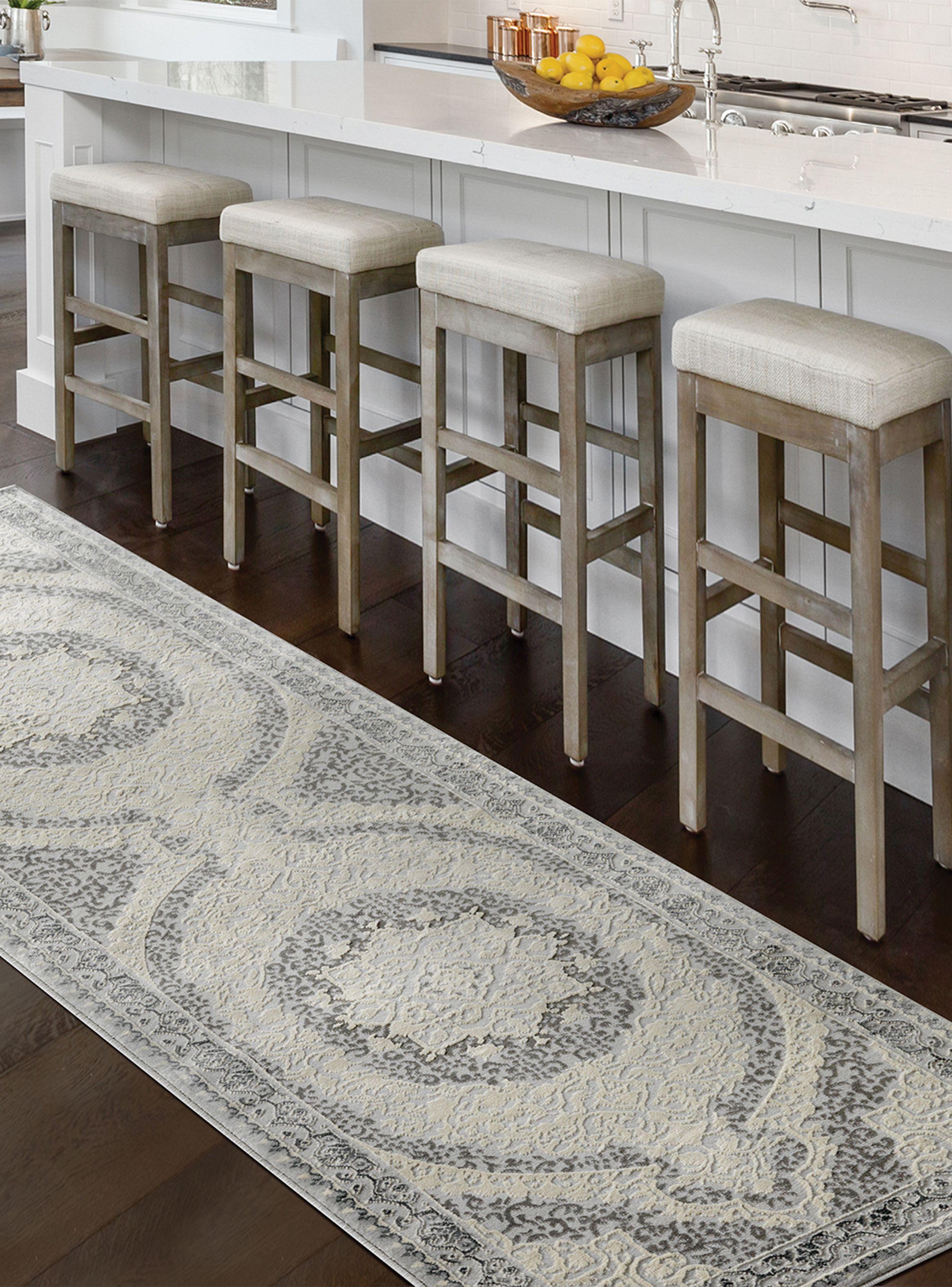 Alfombra Pasillo Babil 70 x 230 cm Gris 60-5