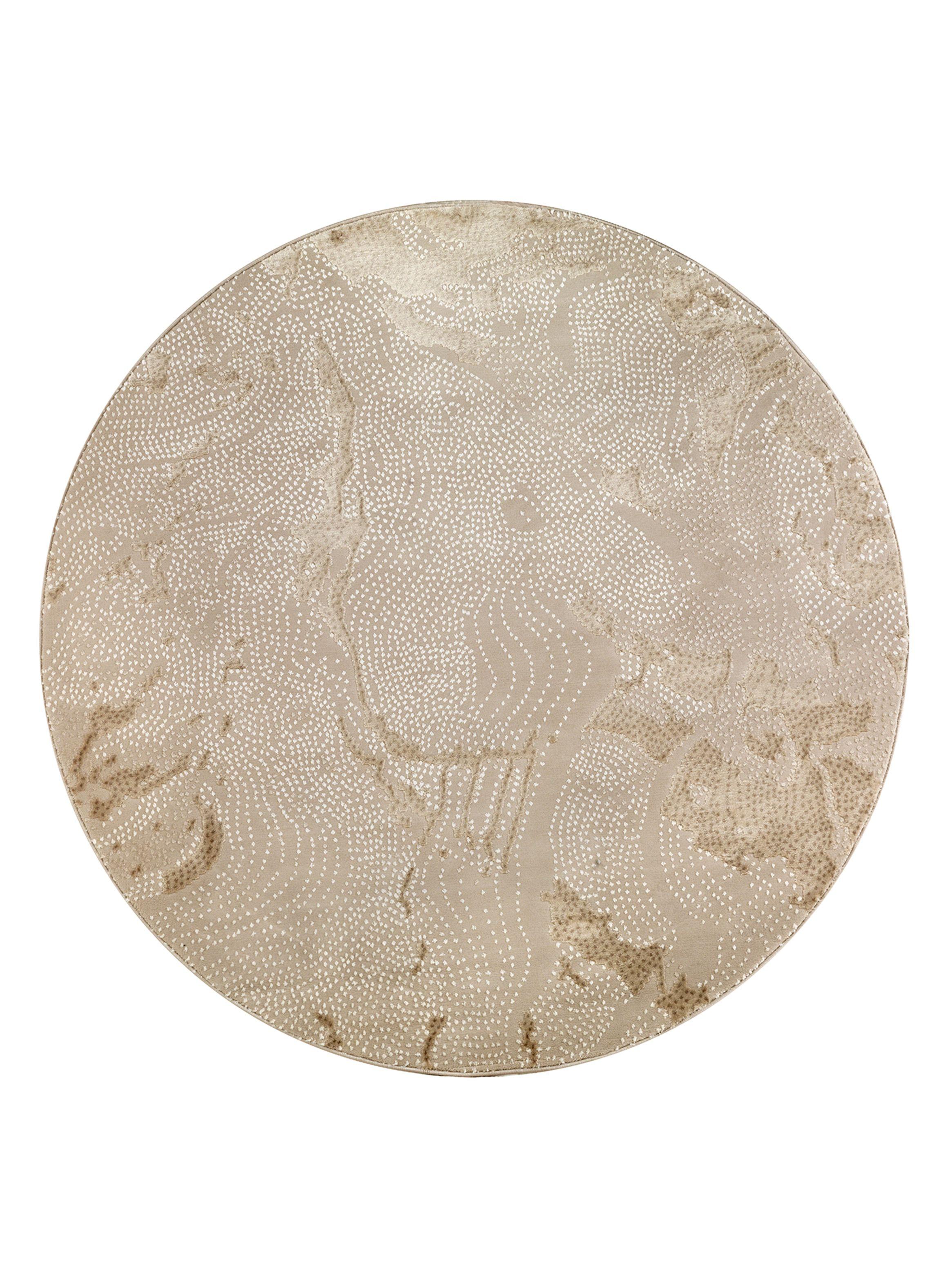 Alfombra Redonda Babil 63 Beige 240 x 240 cm-0