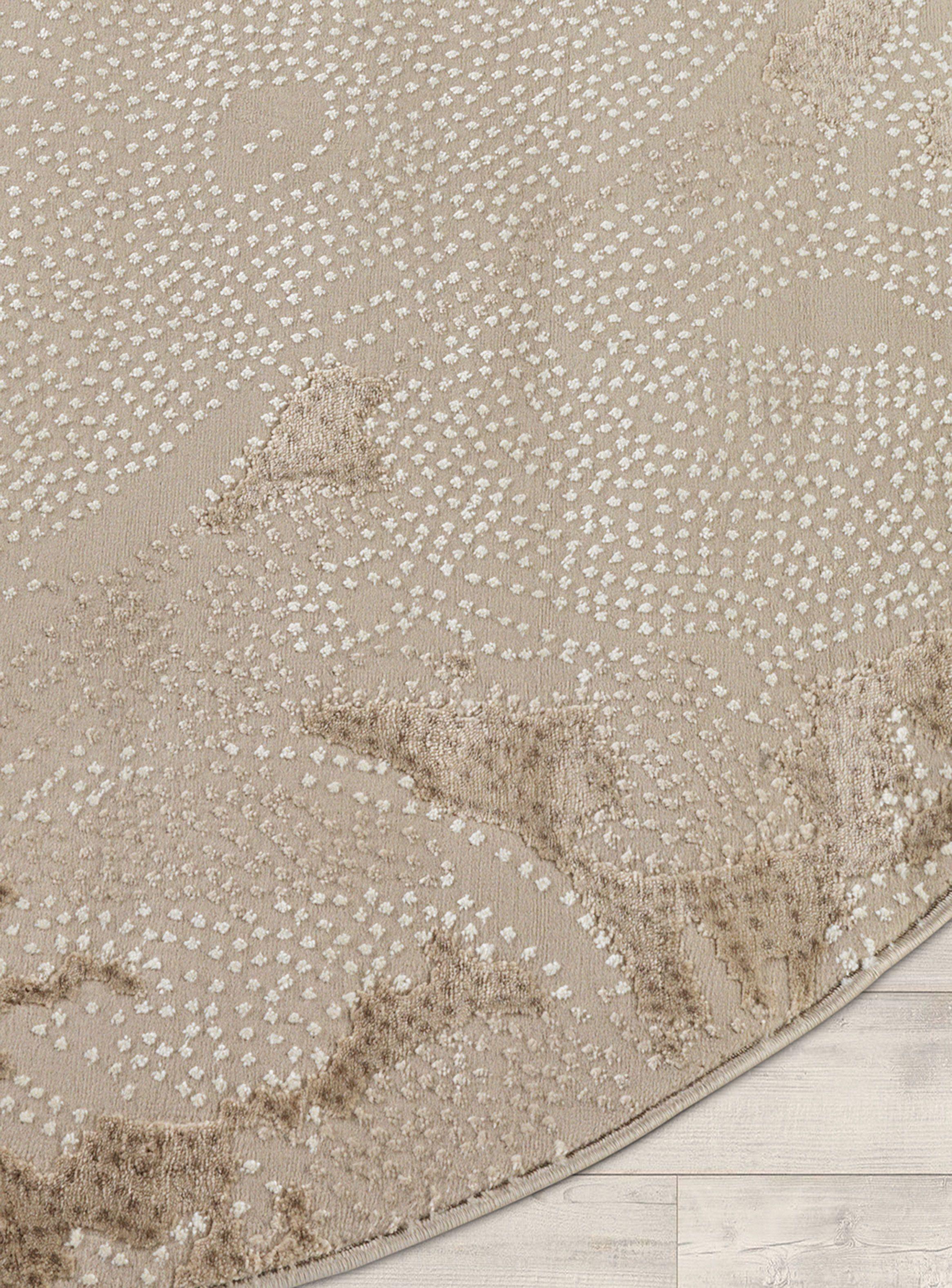 Alfombra Redonda Babil 63 Beige 240 x 240 cm-3