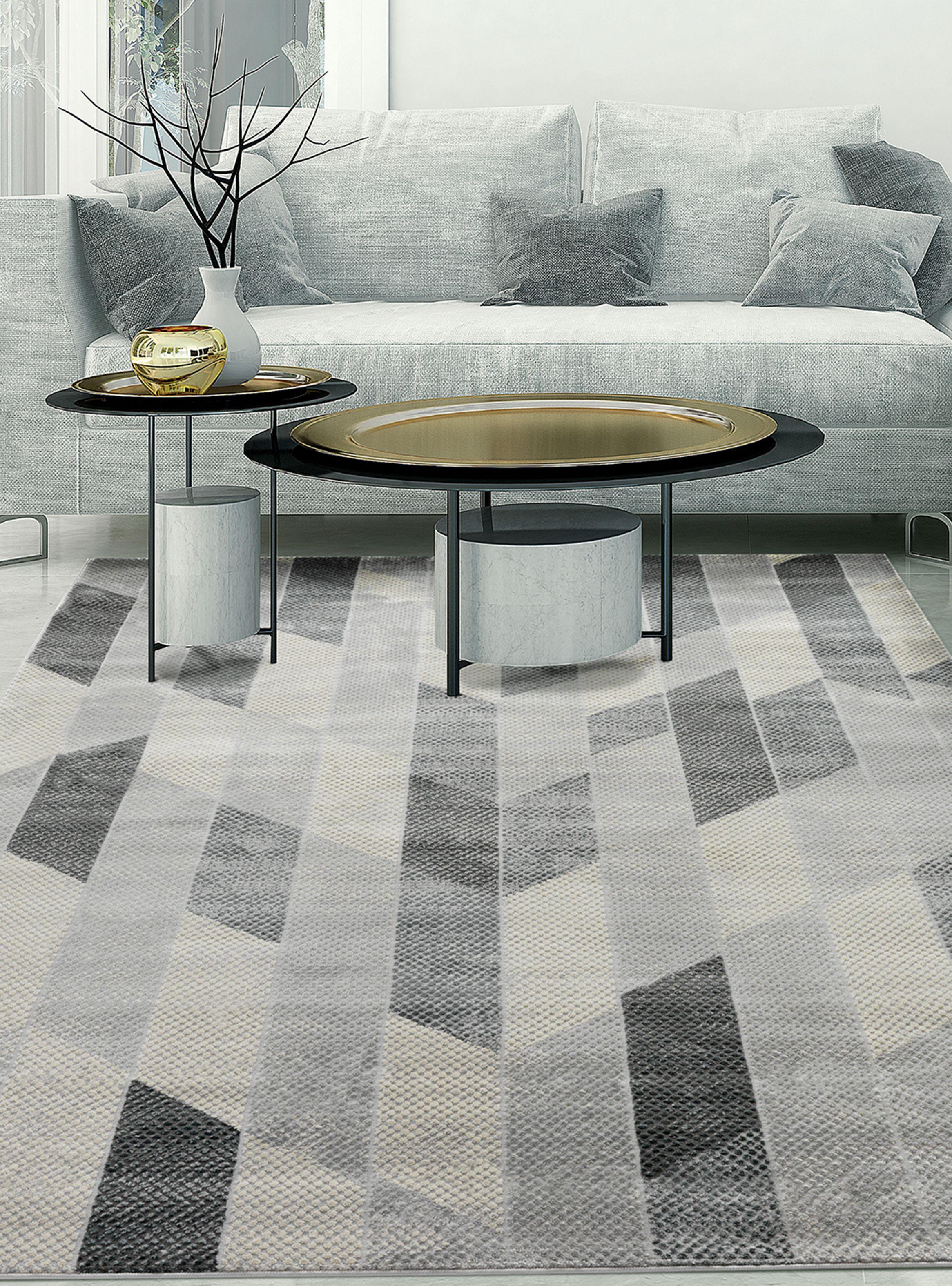 Alfombra Babil Gris 160 x 230 cm-5