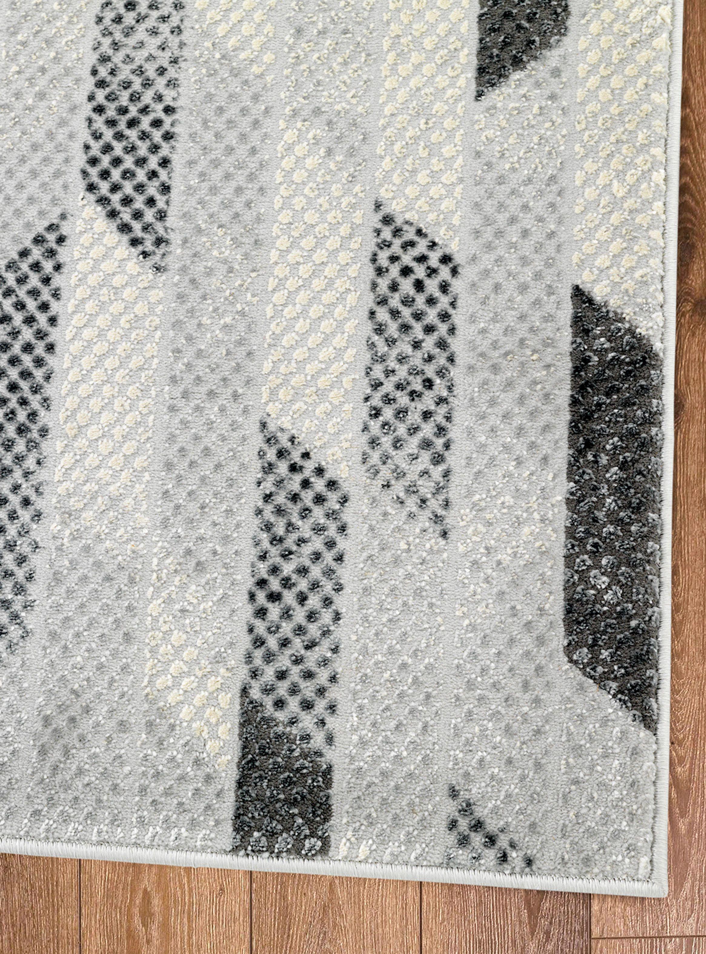Alfombra Pasillo Babil 65 Gris 70 x 230 cm-3
