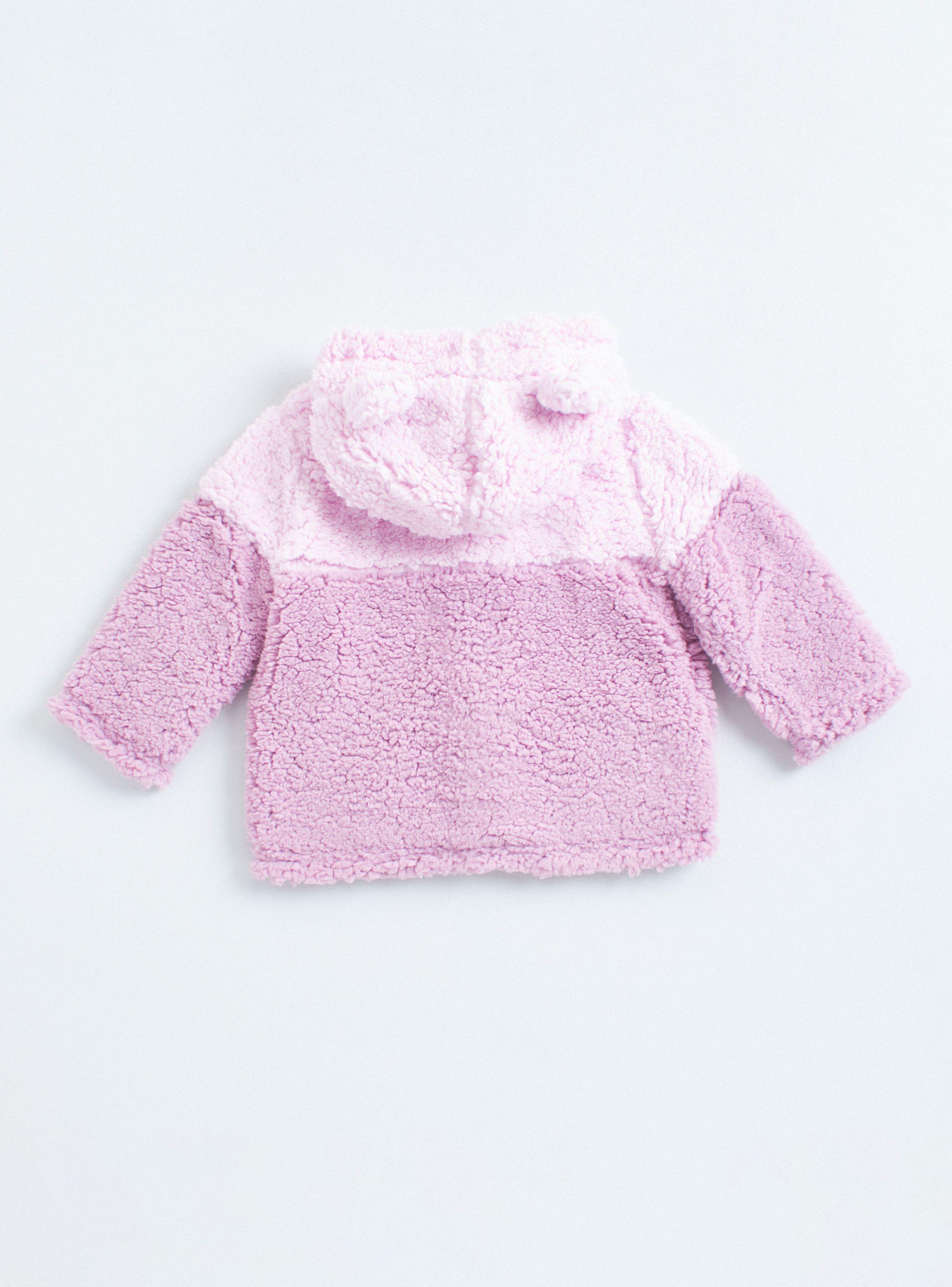 Chaqueta Sherpa Orejitas Niña-1