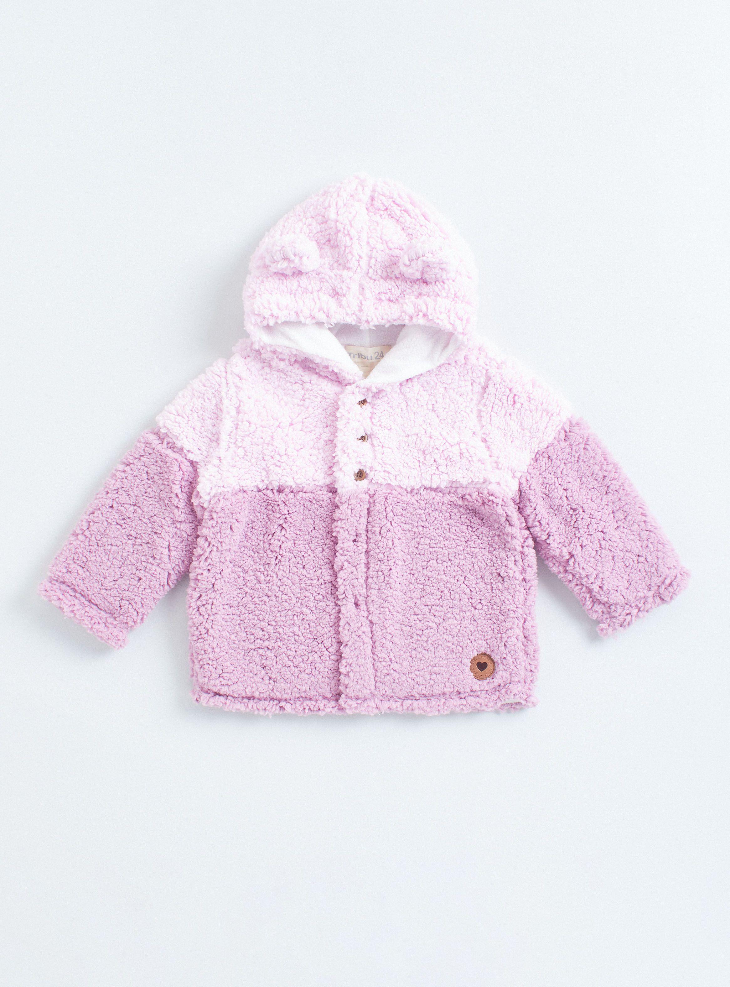 Chaqueta Sherpa Orejitas Niña-0