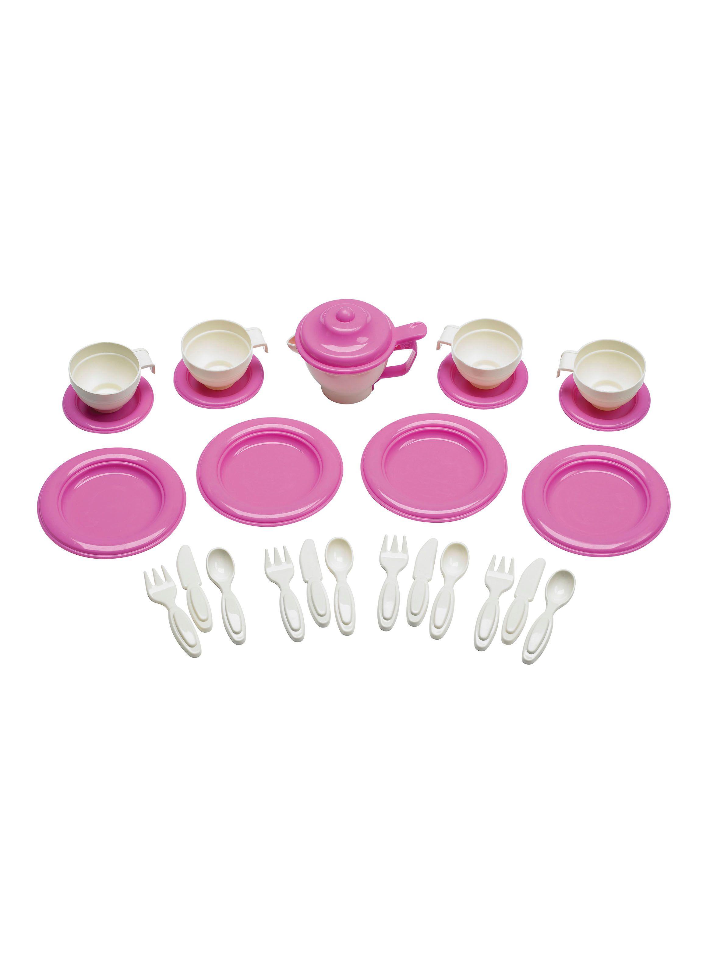 Juego Bestway American Plastic Mesa y Sillas + Accesorios-2