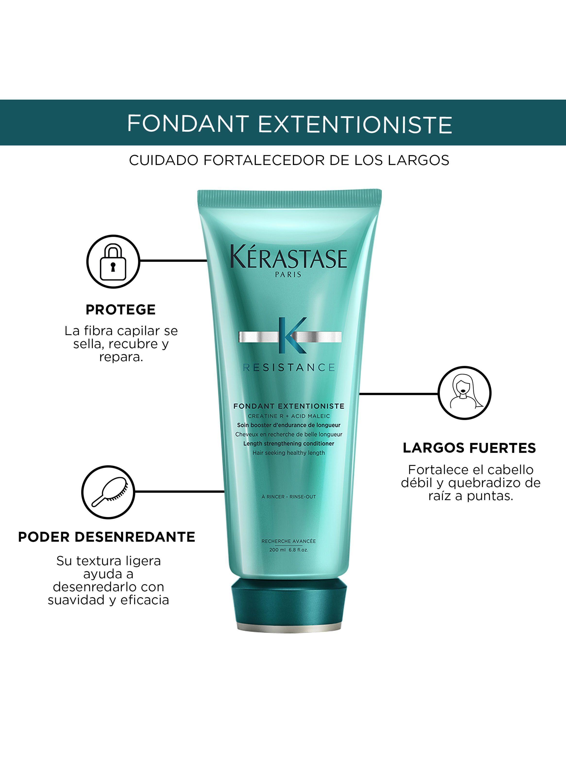 Acondicionador Potenciador Del Crecimiento Fondant Extentioniste Resistance 200ml-3