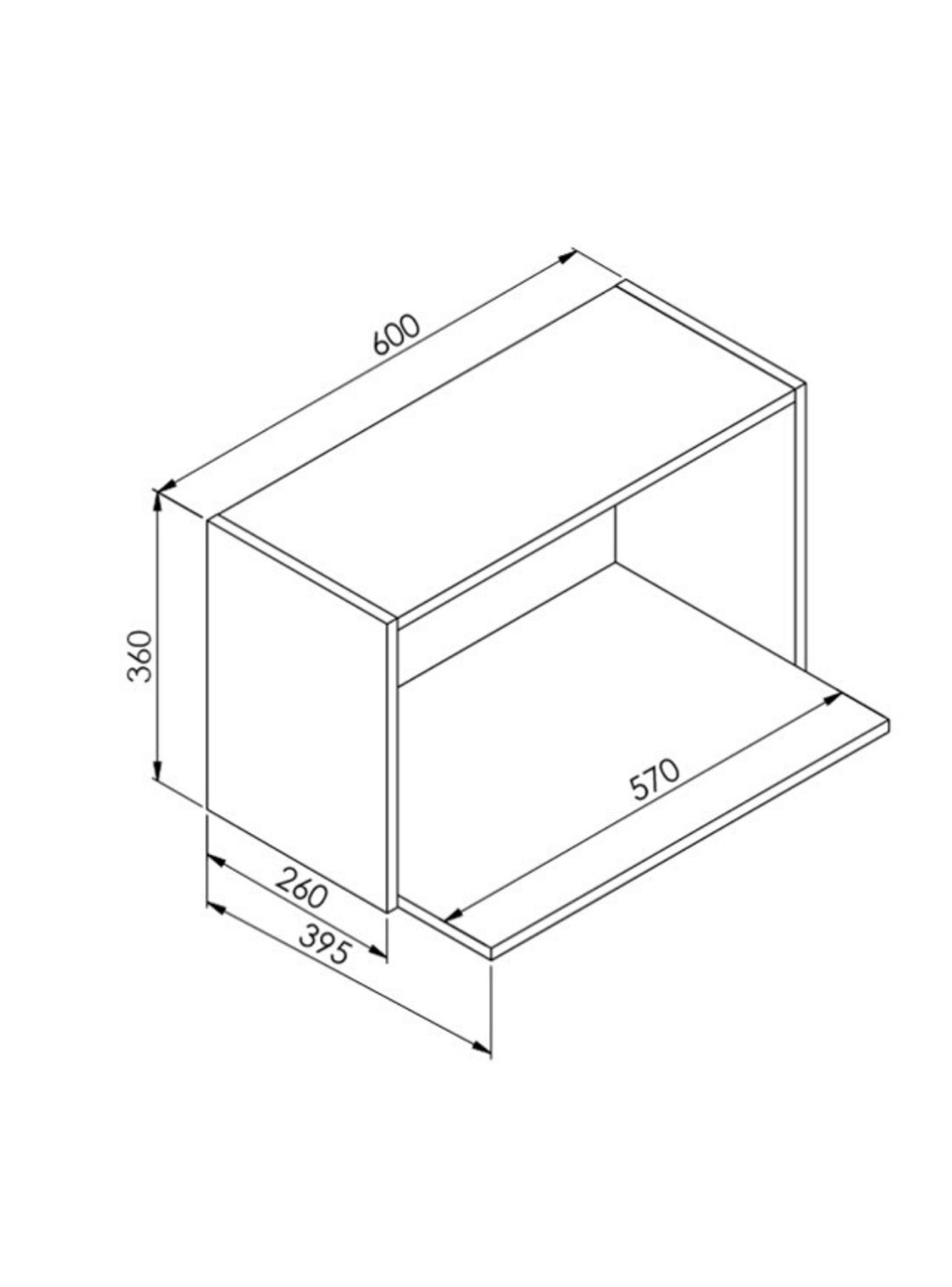 Mueble para Microondas Bahamas-1