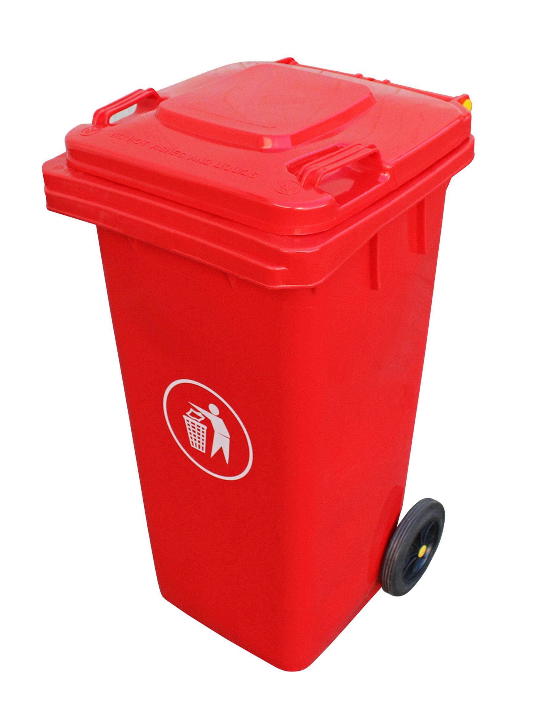 Basurero 120 lt Rojo Talbot-0