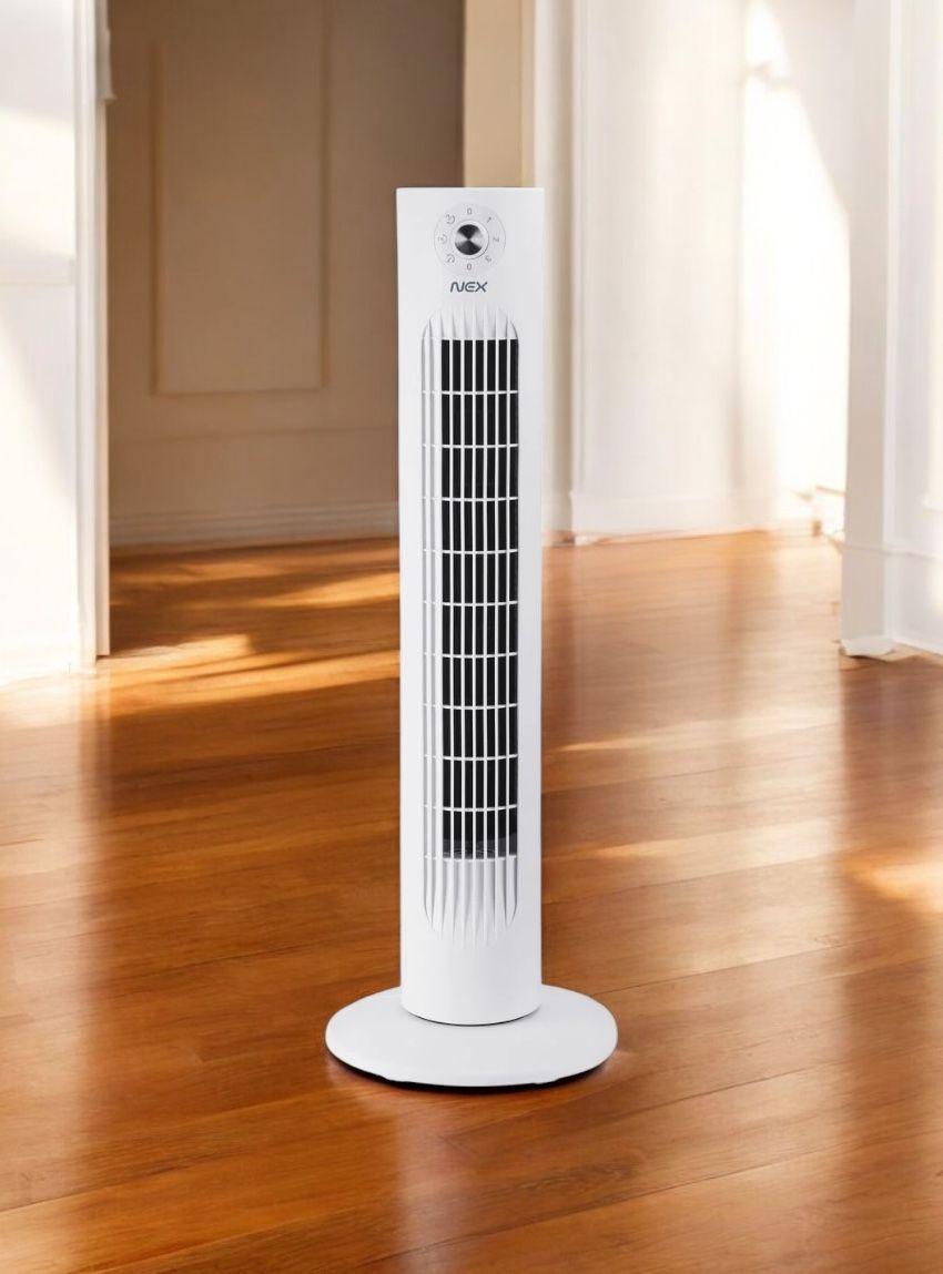 Ventilador Torre 3 Velocidades 50W TWF1288 Blanco-0