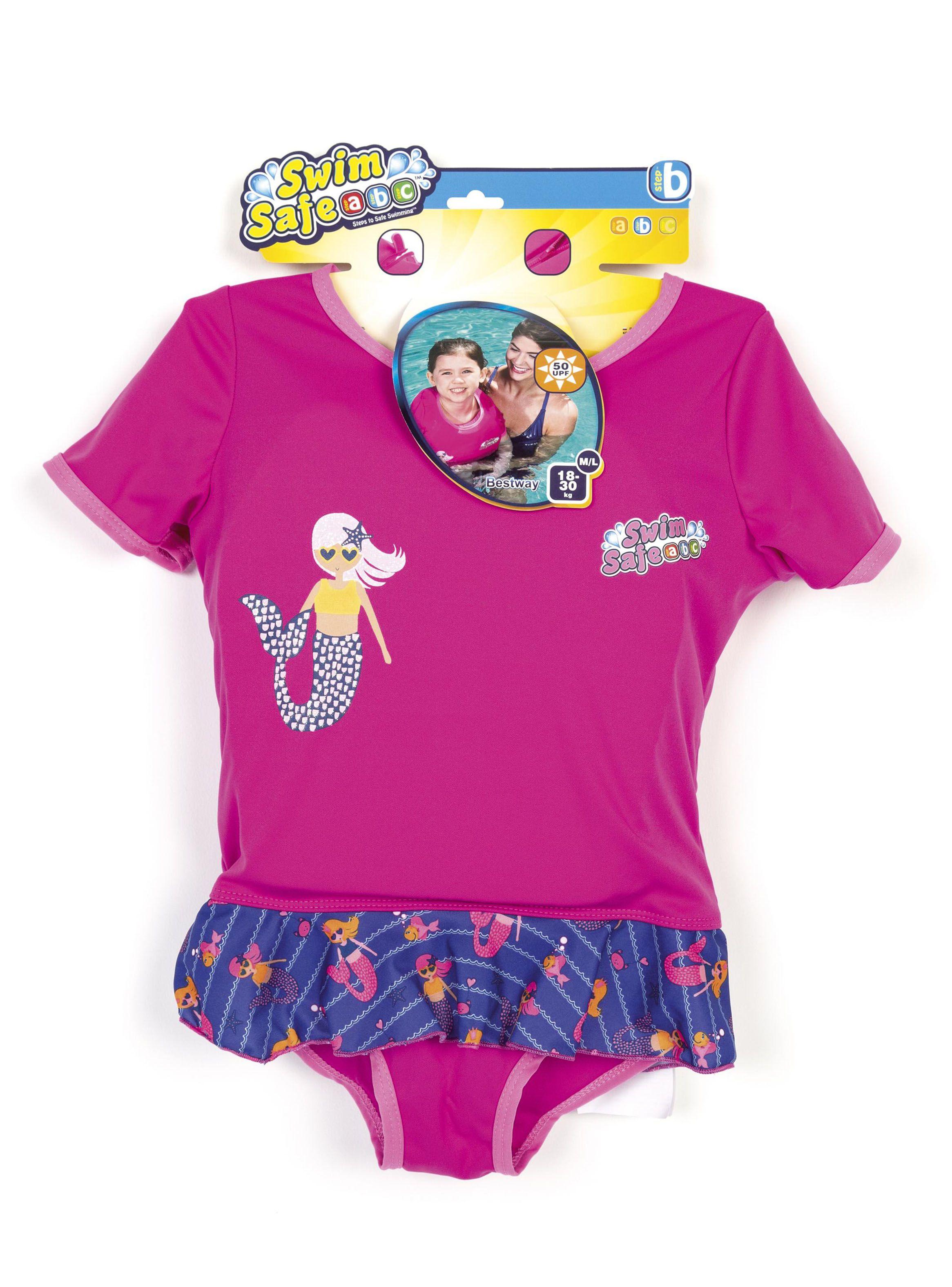 Traje de Baño Flotador Rosa-0