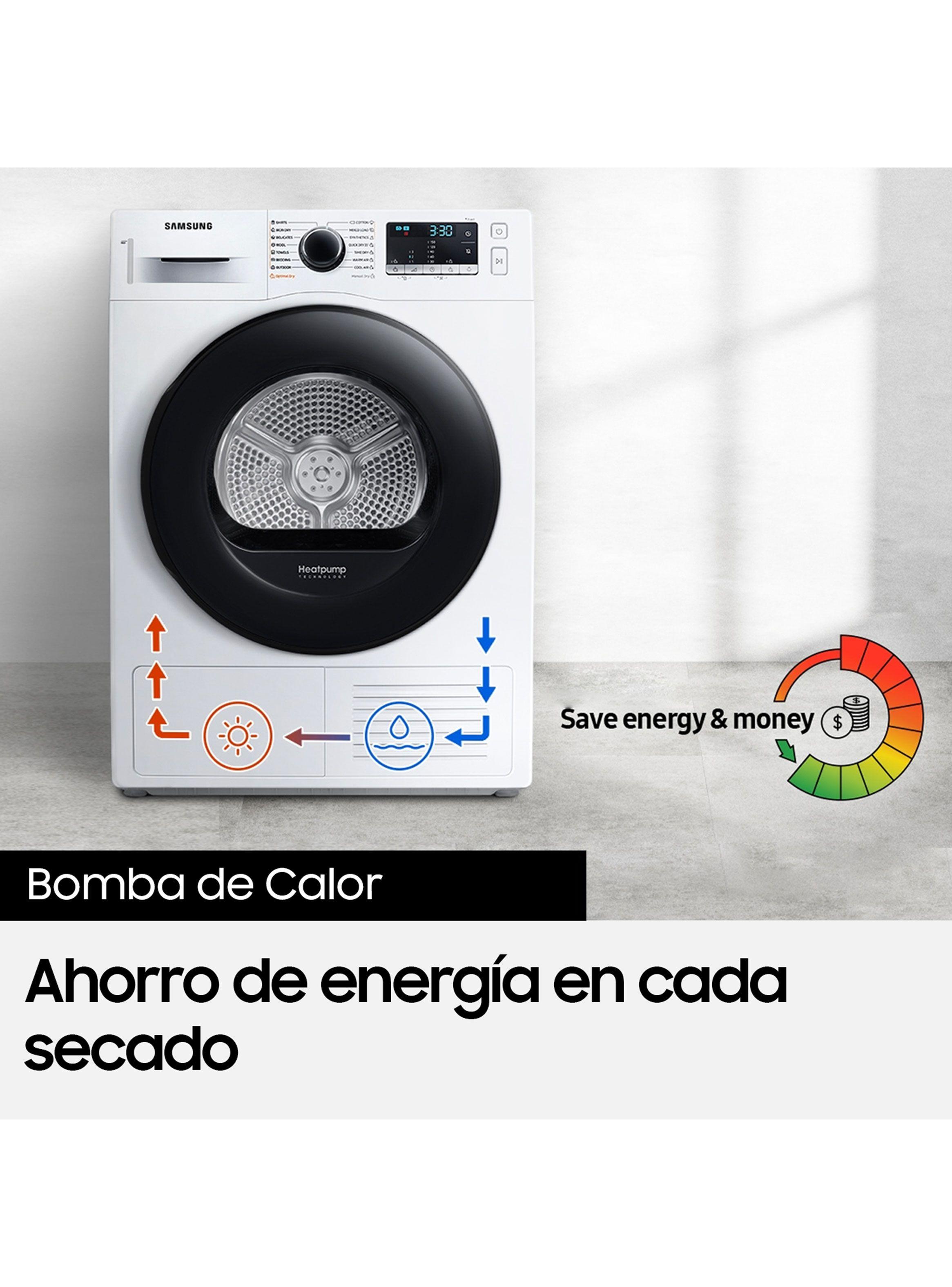 Secadora Bomba de Calor Frontal 9 Kg DV90TA040BE/ZS-6