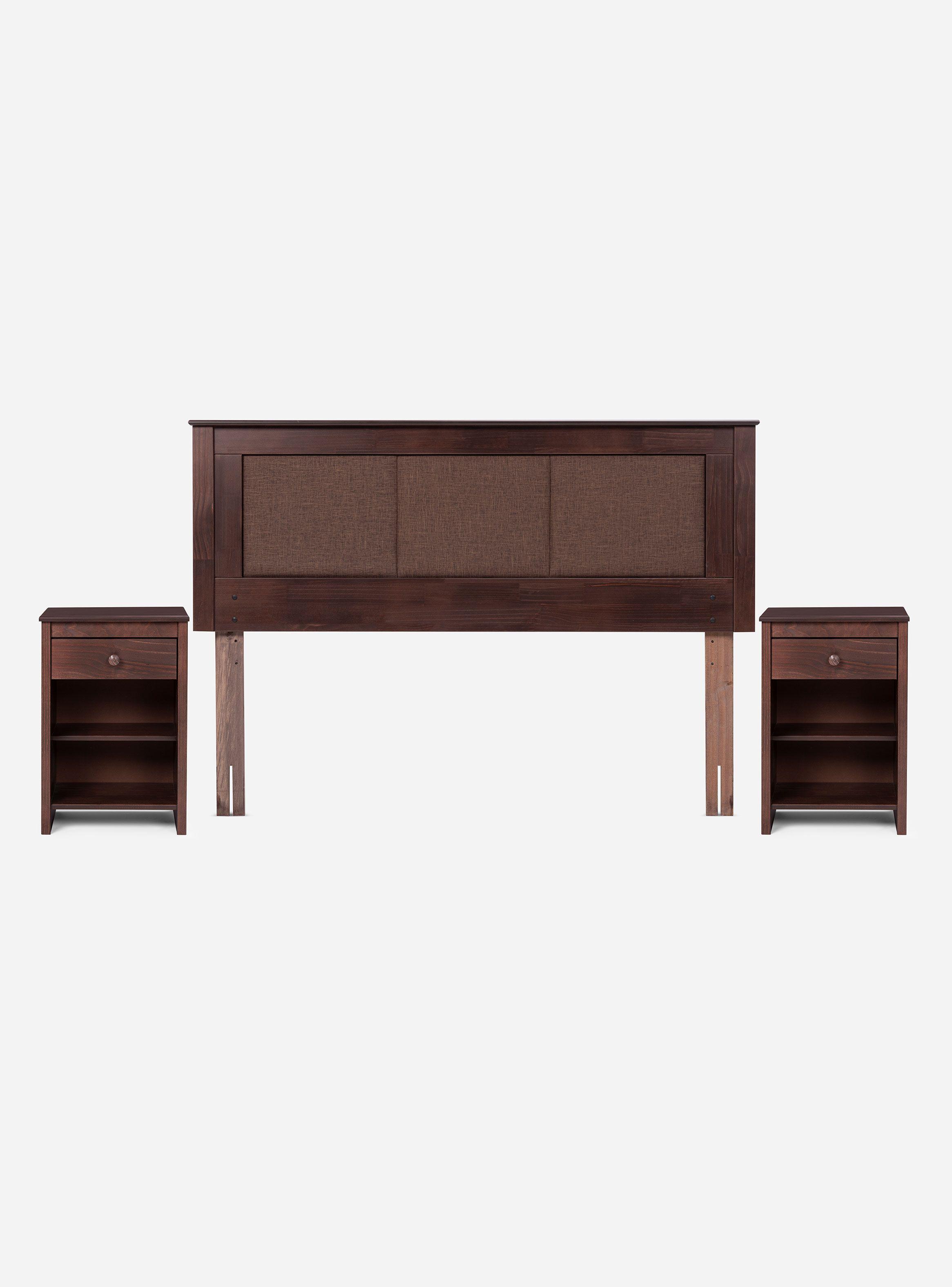 Set Muebles Rachel King Chocolate-0