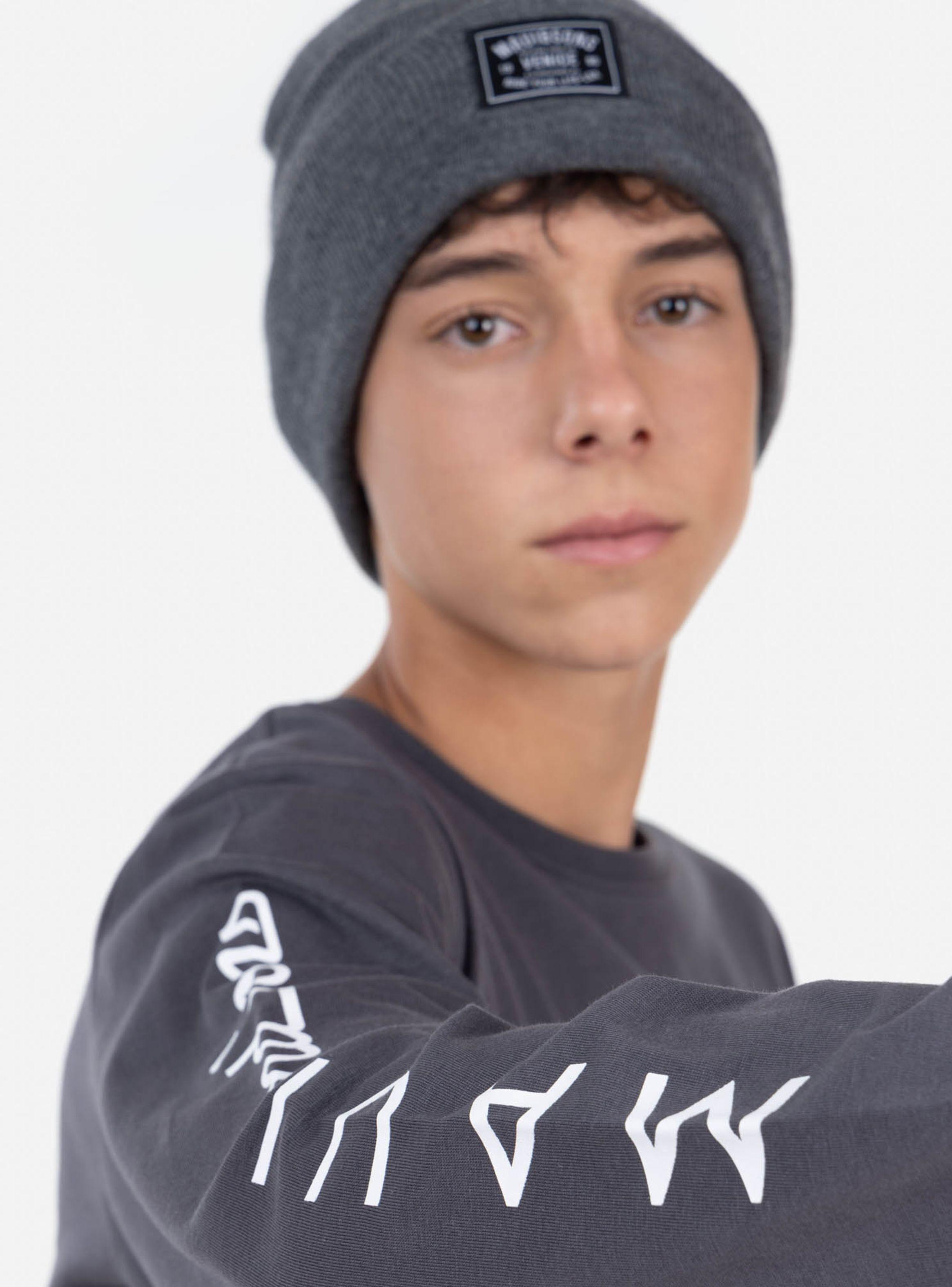 Polerón Manga Larga Gris-2