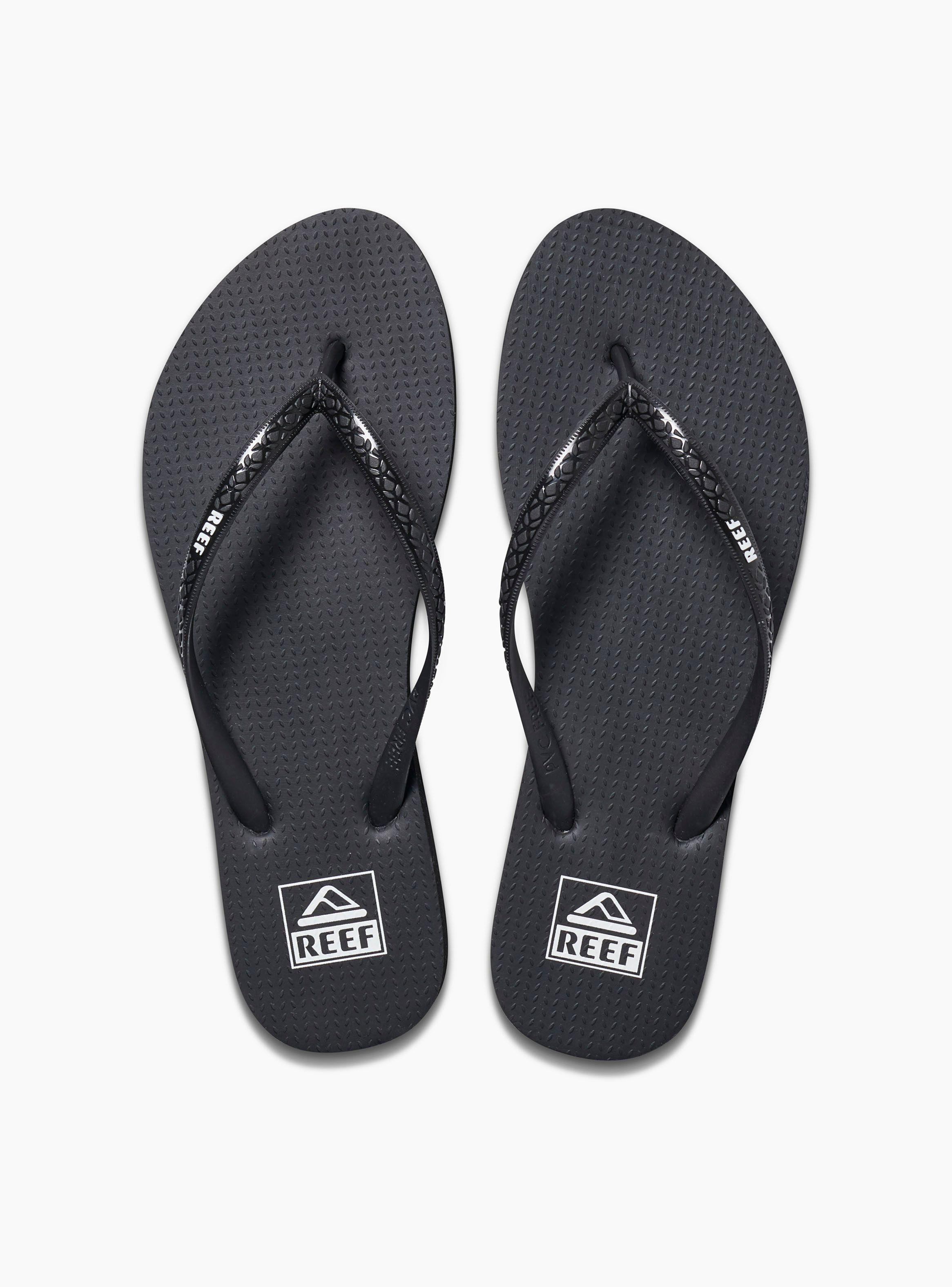 Sandalia Reef Seaside Negro Mujer-2