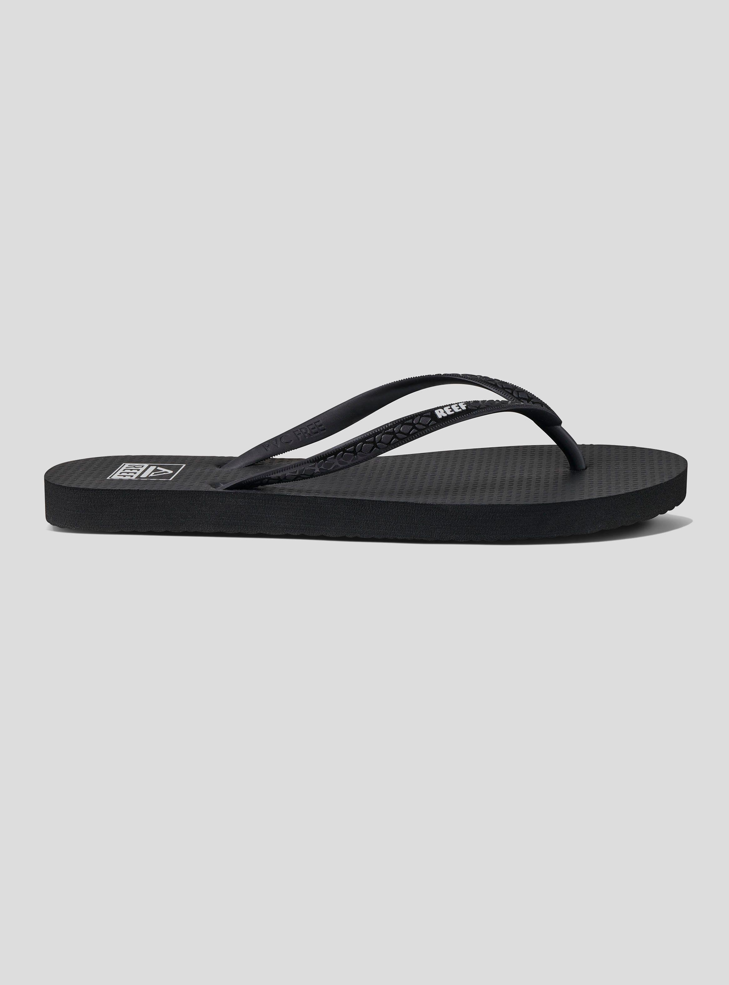 Sandalia Reef Seaside Negro Mujer-0