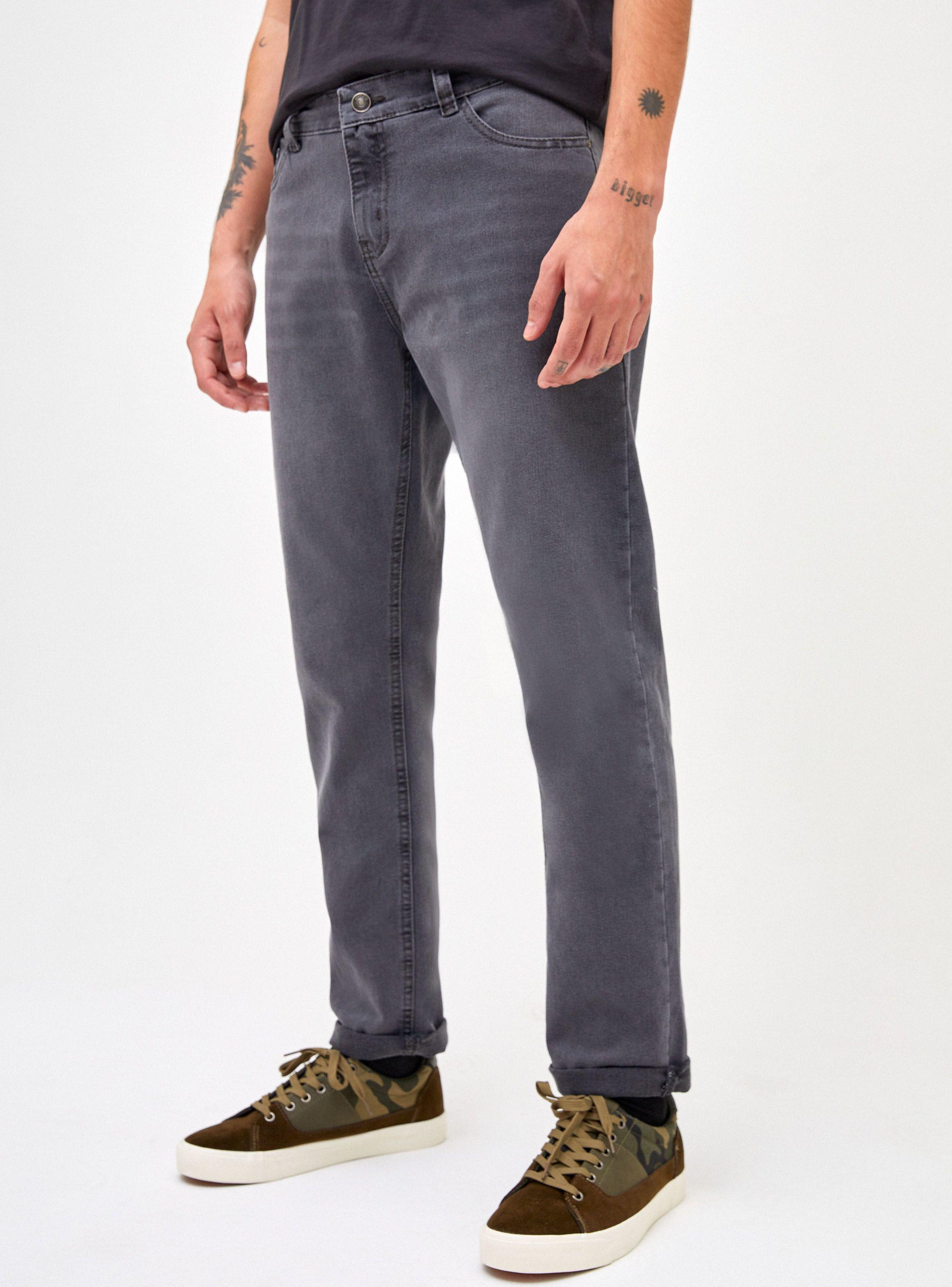 Jeans Print Tiro Medio-0
