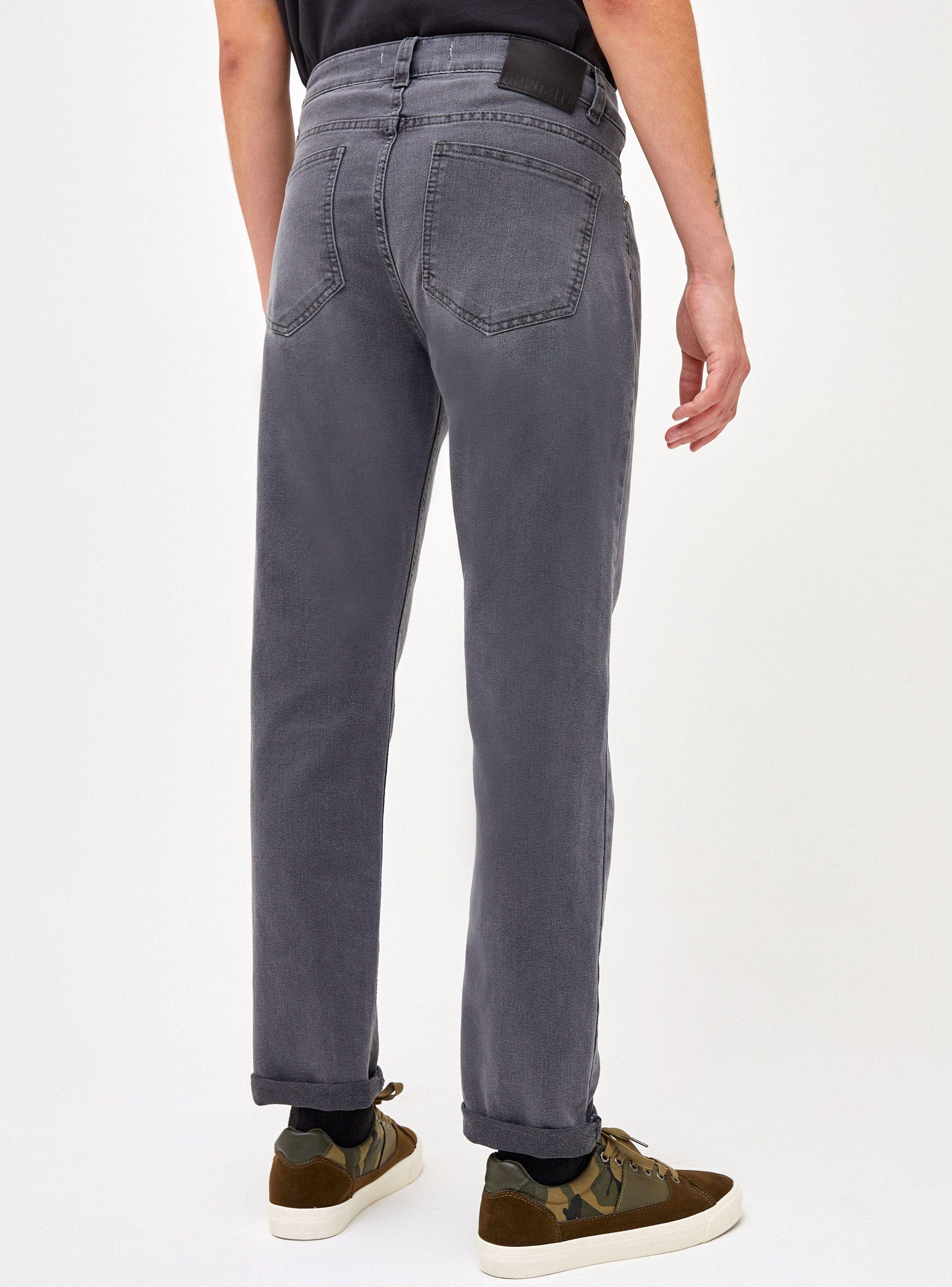 Jeans Print Tiro Medio-1