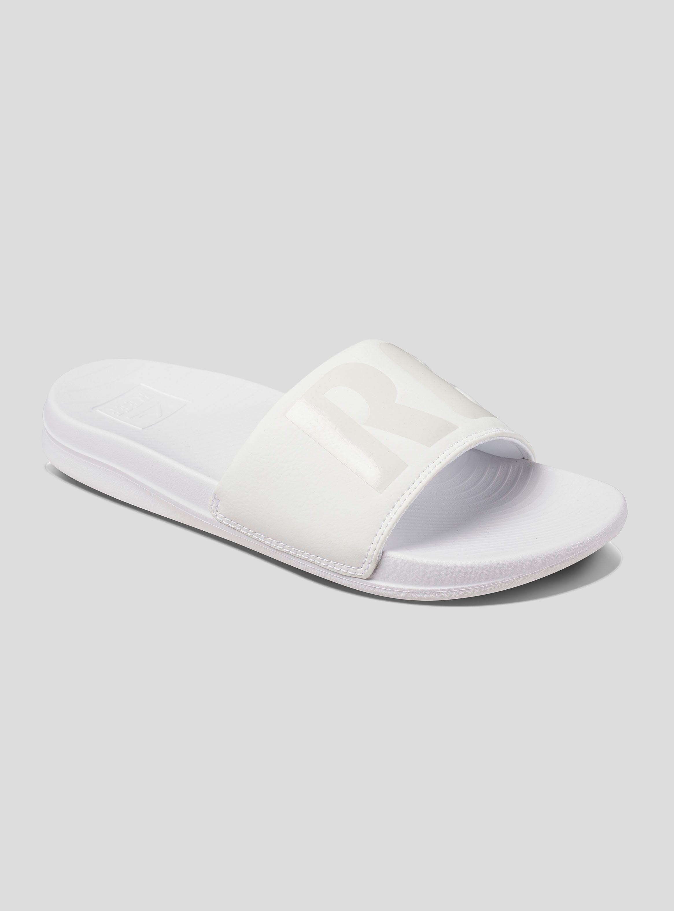 Sandalia Reef One Slide Blanco Mujer-1
