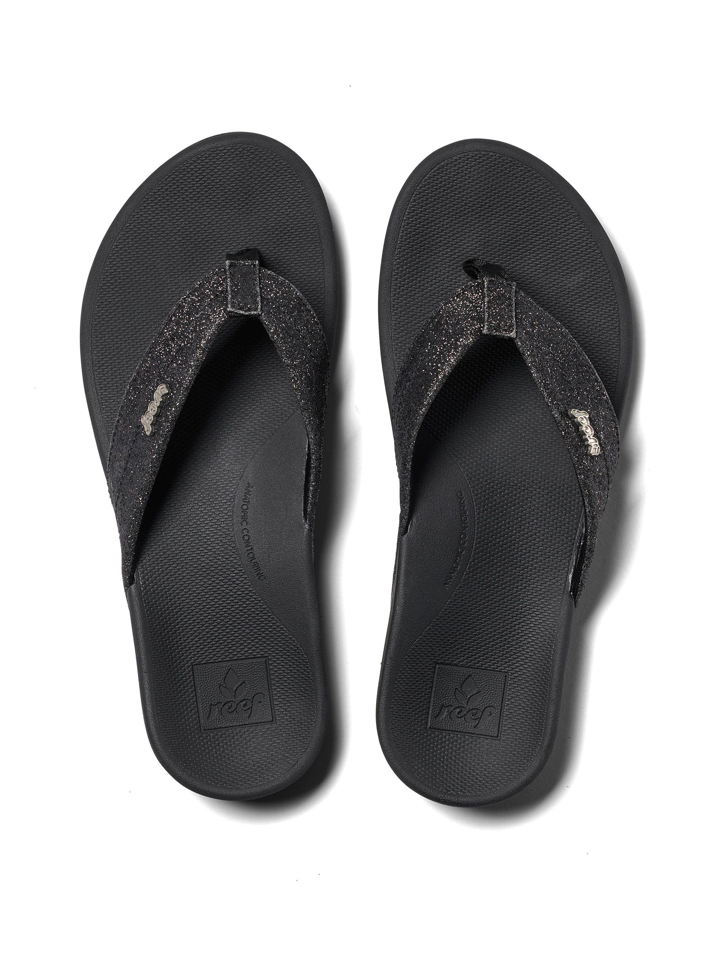 Sandalia Negra Ortho Spring Mujer-1