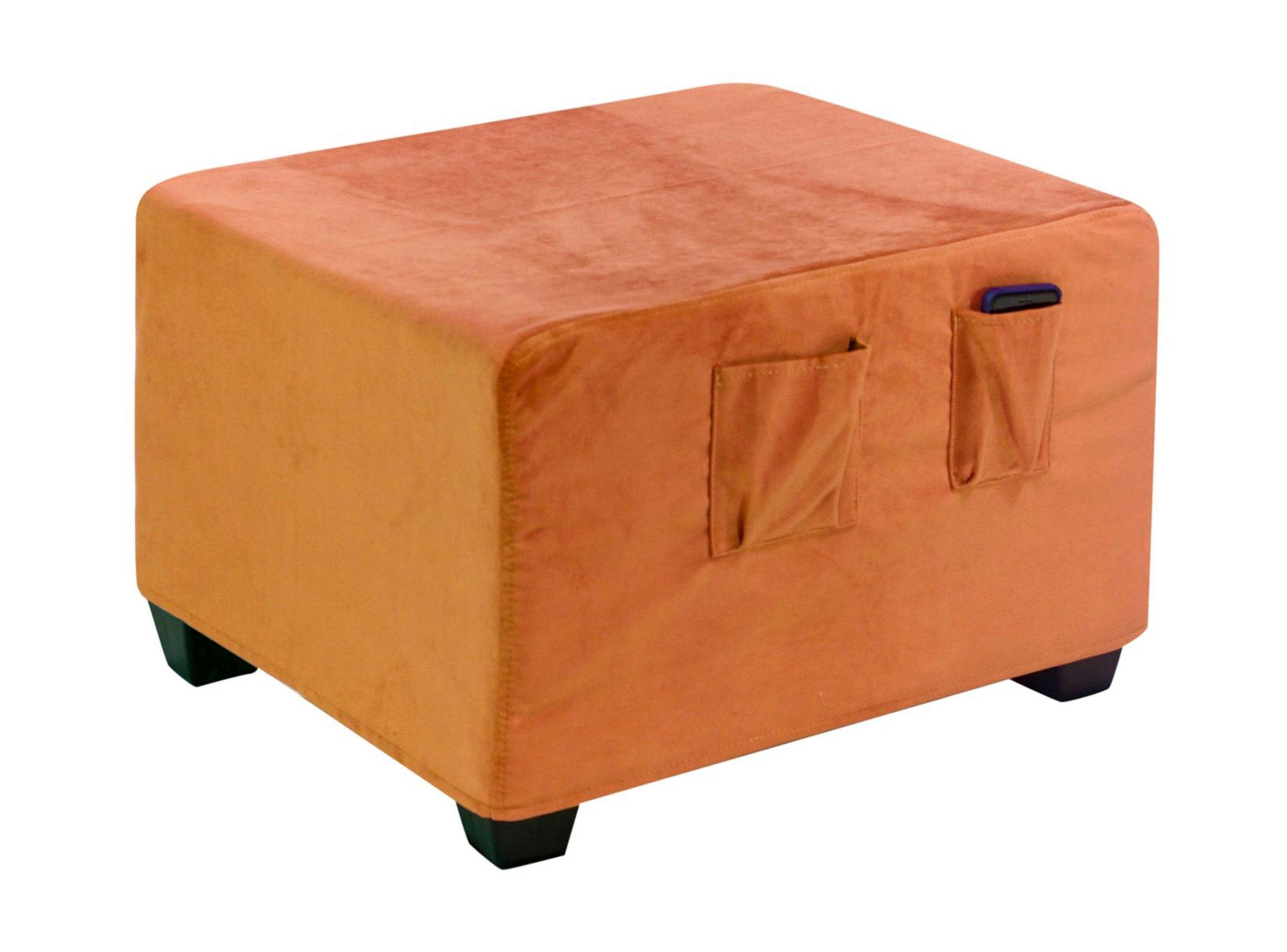 Puff Cama Sorrento Felpa Cabsur-0