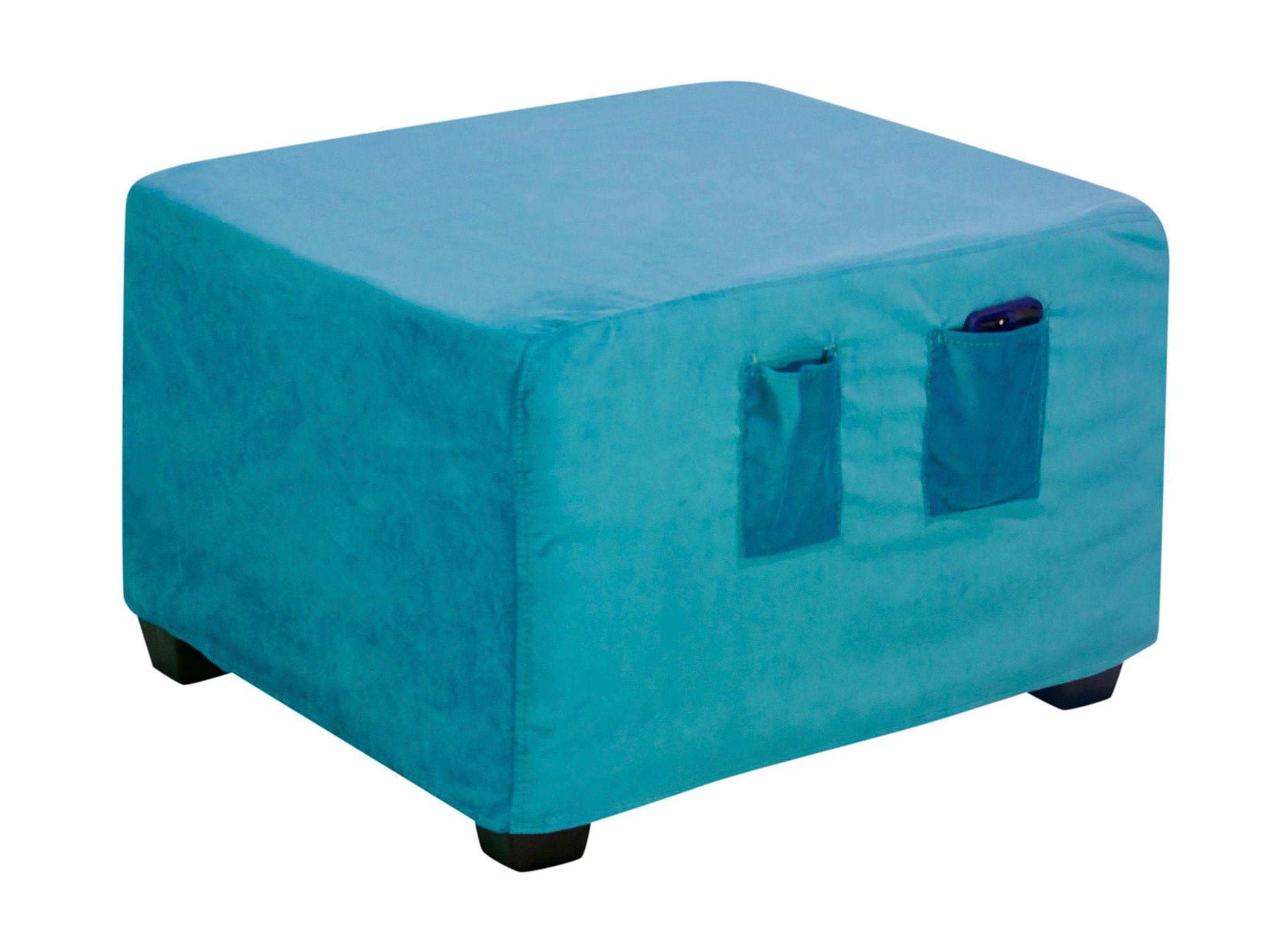 Puff Cama Sorrento Felpa Cabsur-0