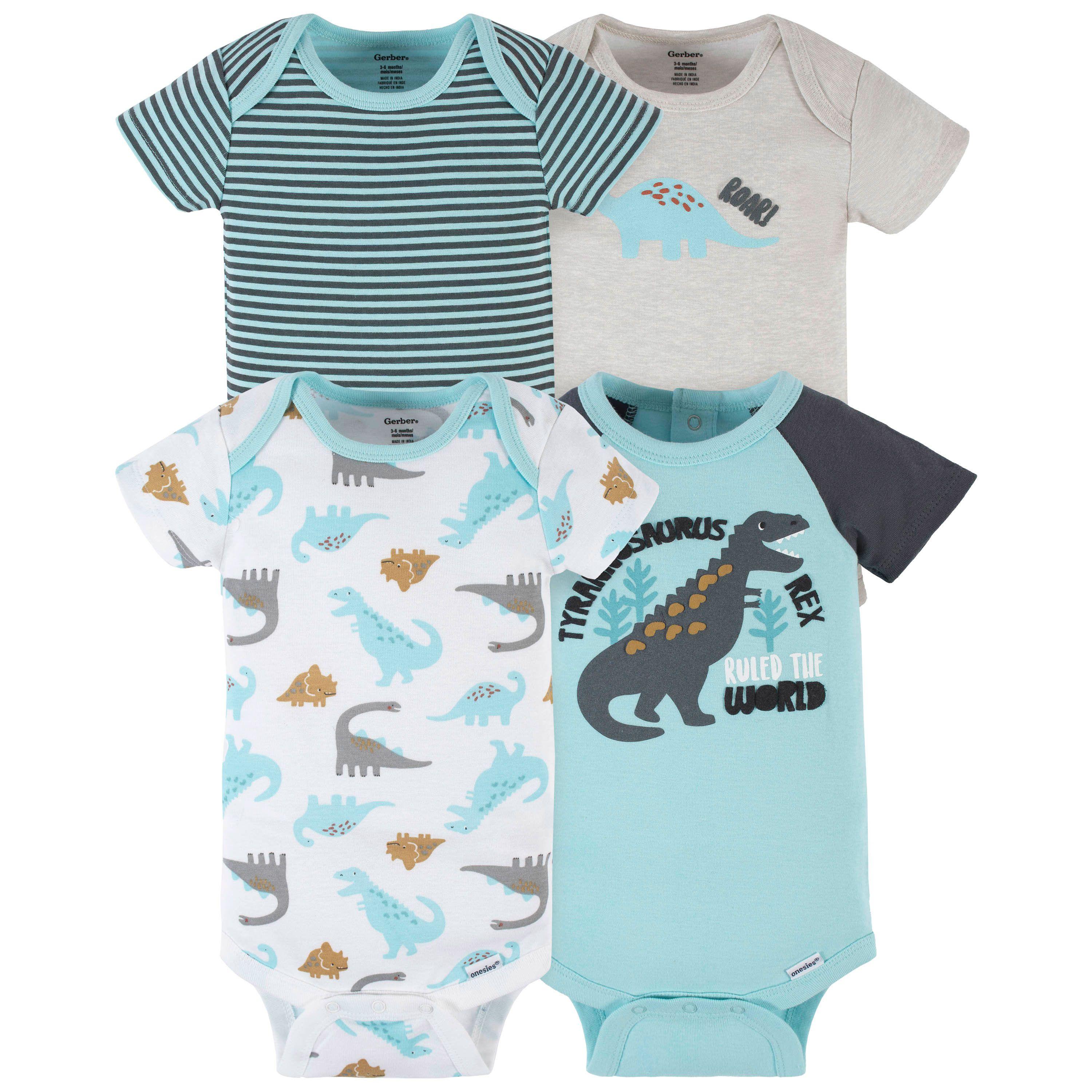 4 Pack Onesies Enteritos Niño-0
