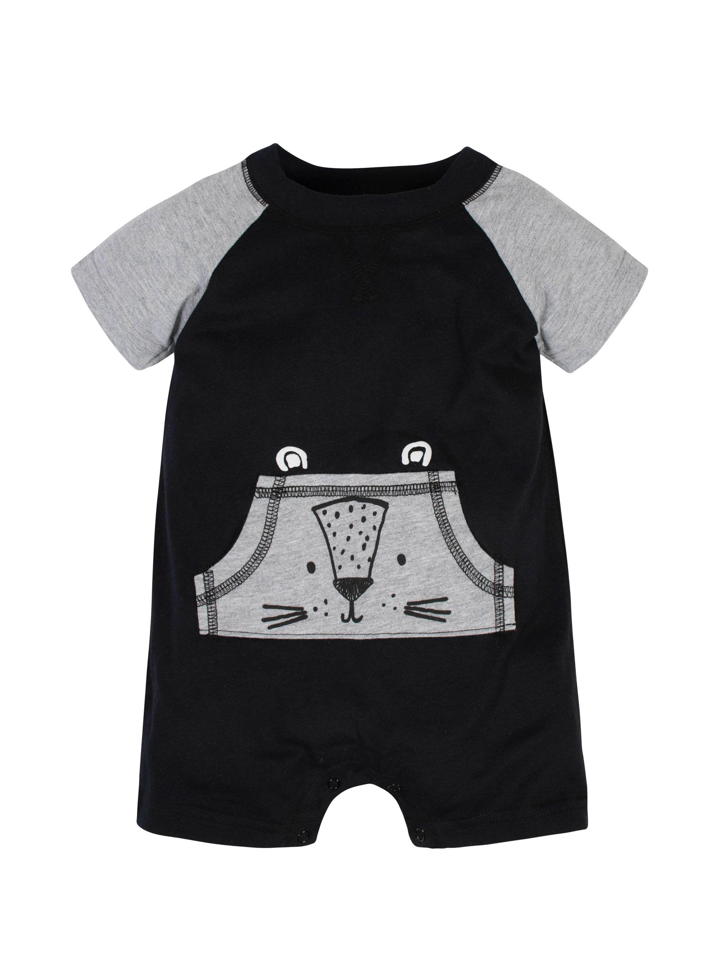 Mameluco Diseño Corto Rompers Niño-0