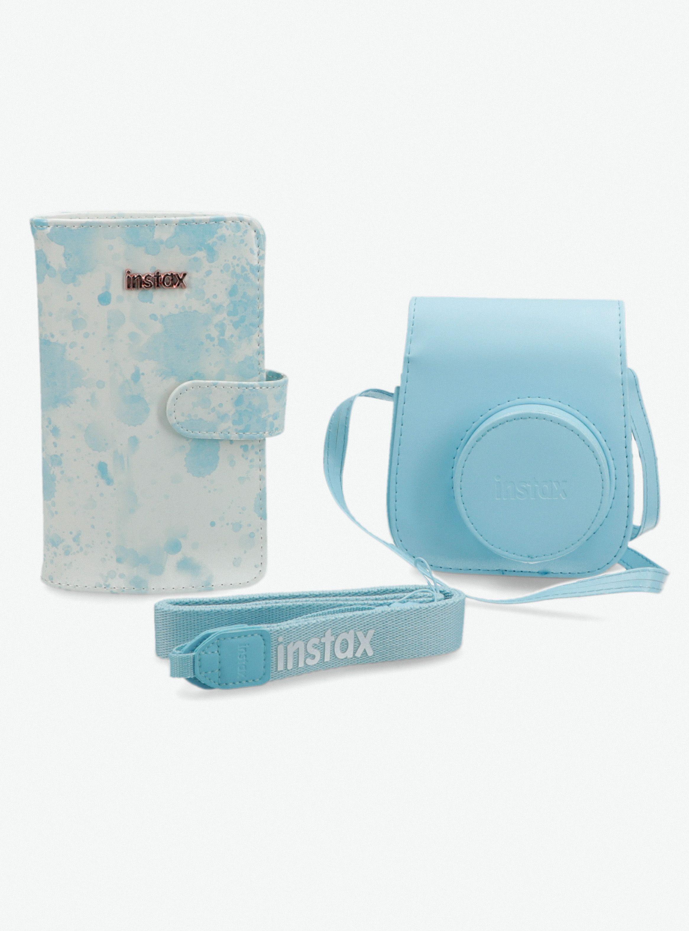Kit Accesorios Instax Estuche + Álbum + Correa Celeste-0