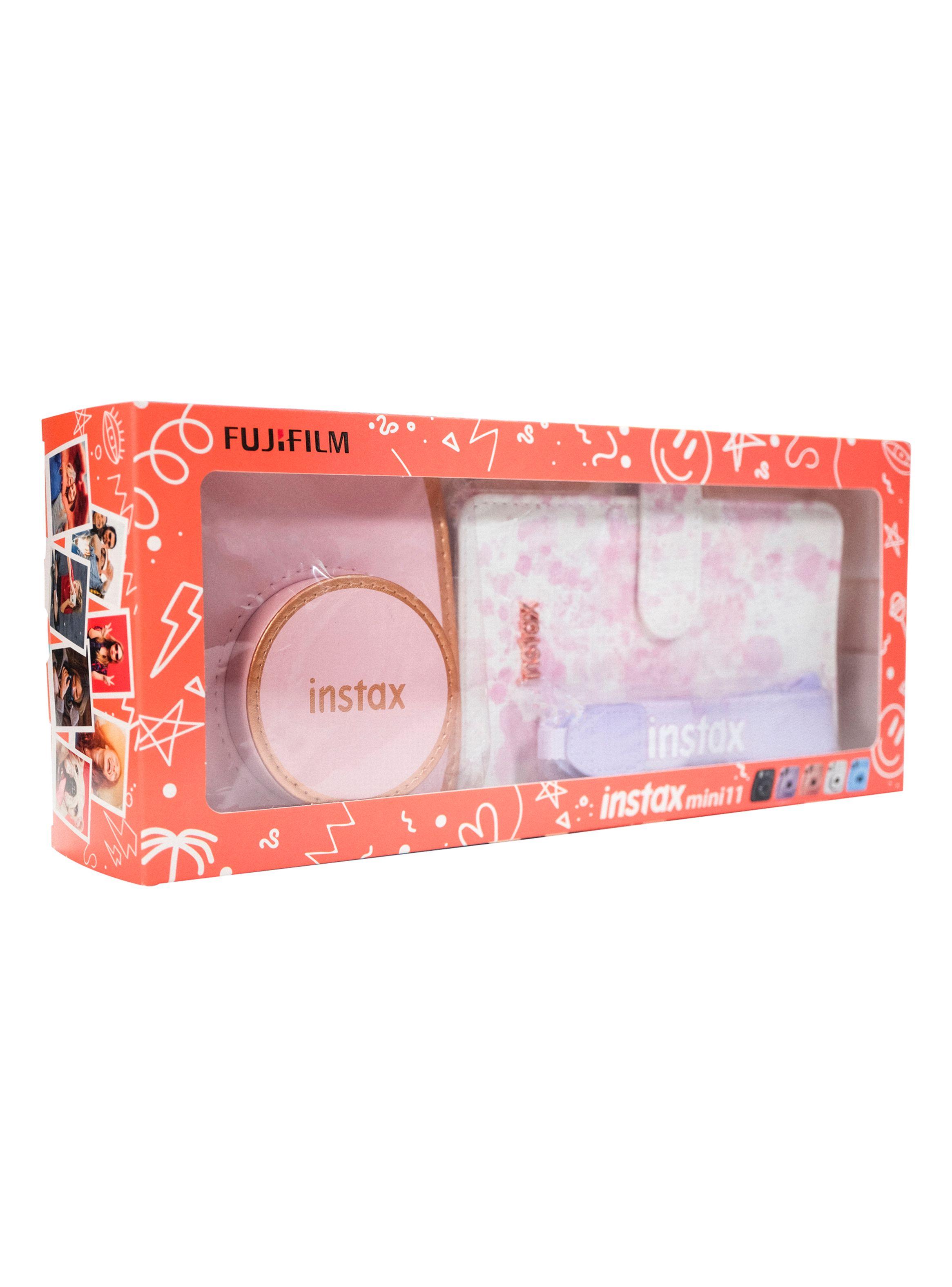 Kit Accesorios Instax Estuche + Álbum + Correa Rosado-3