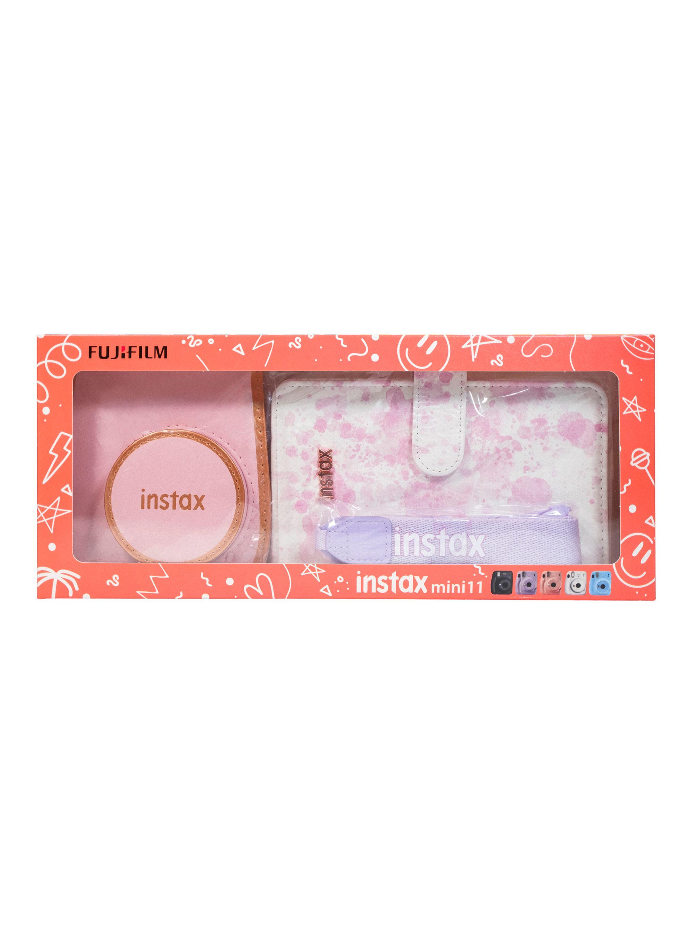 Kit Accesorios Instax Estuche + Álbum + Correa Rosado-1