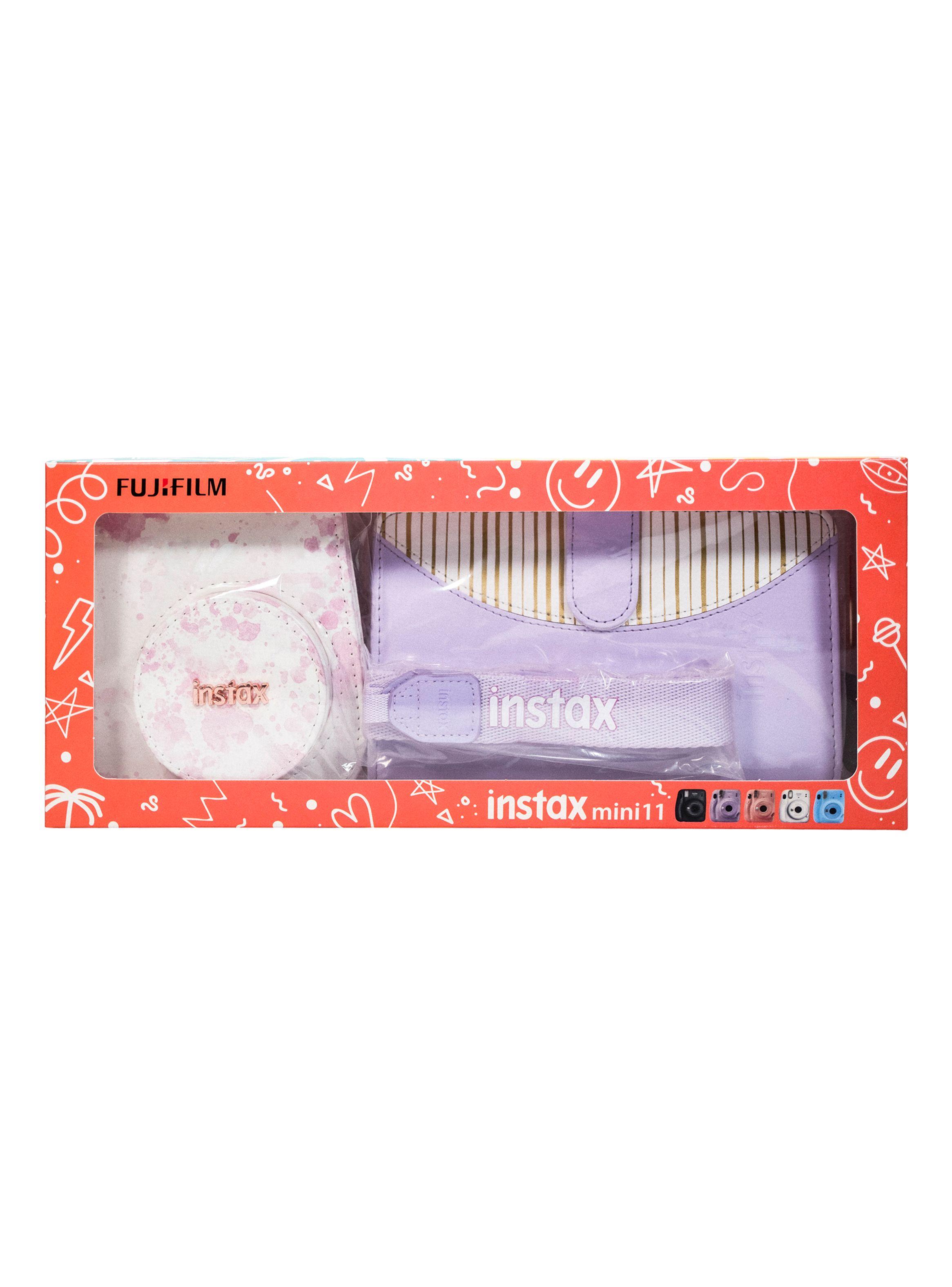 Kit Accesorios Instax Estuche + Álbum + Correa Lila-1