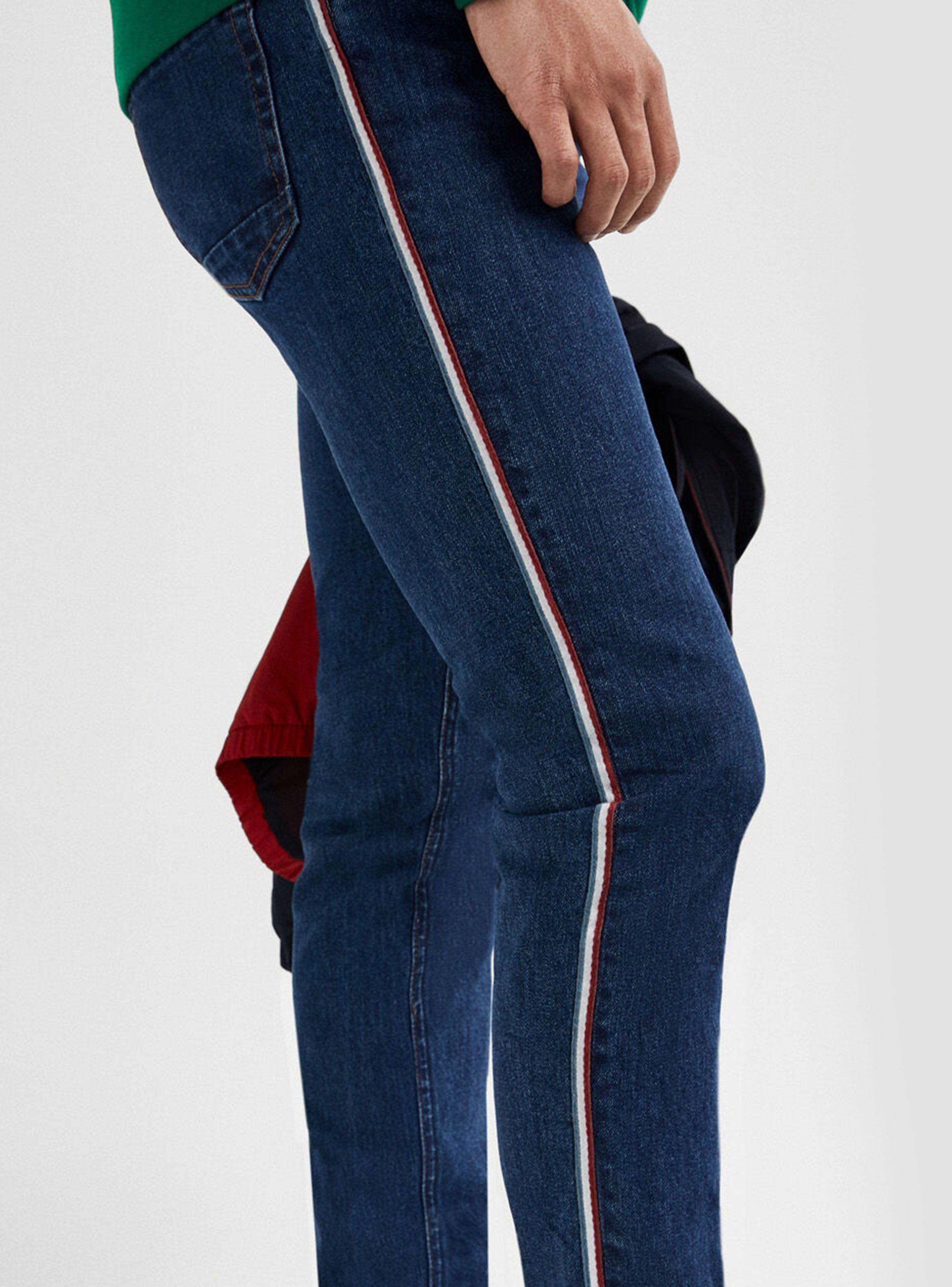 Jeans Slim Ligeros Lavado Oscuro-3