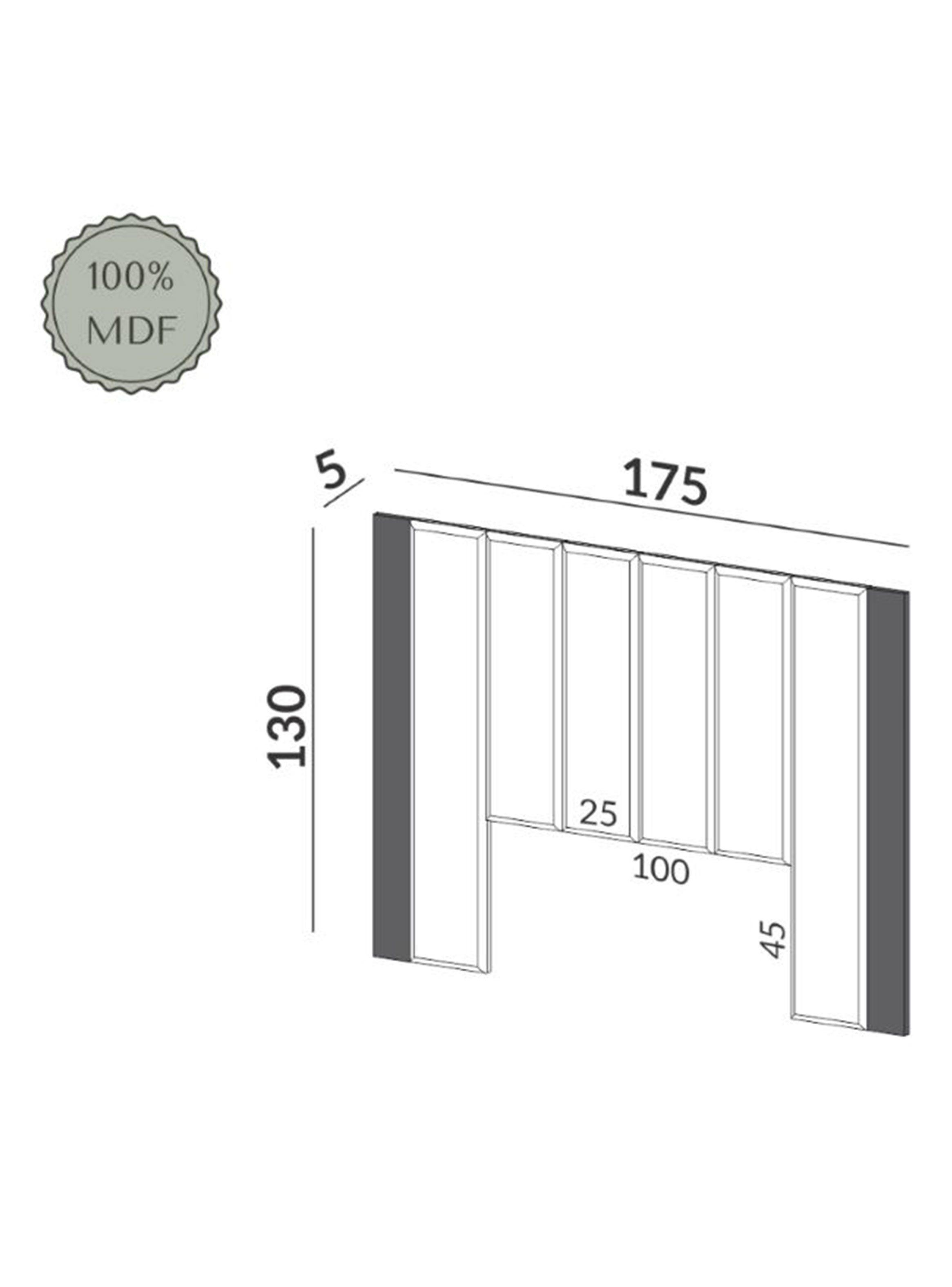 Respaldo King TW194 Café-1