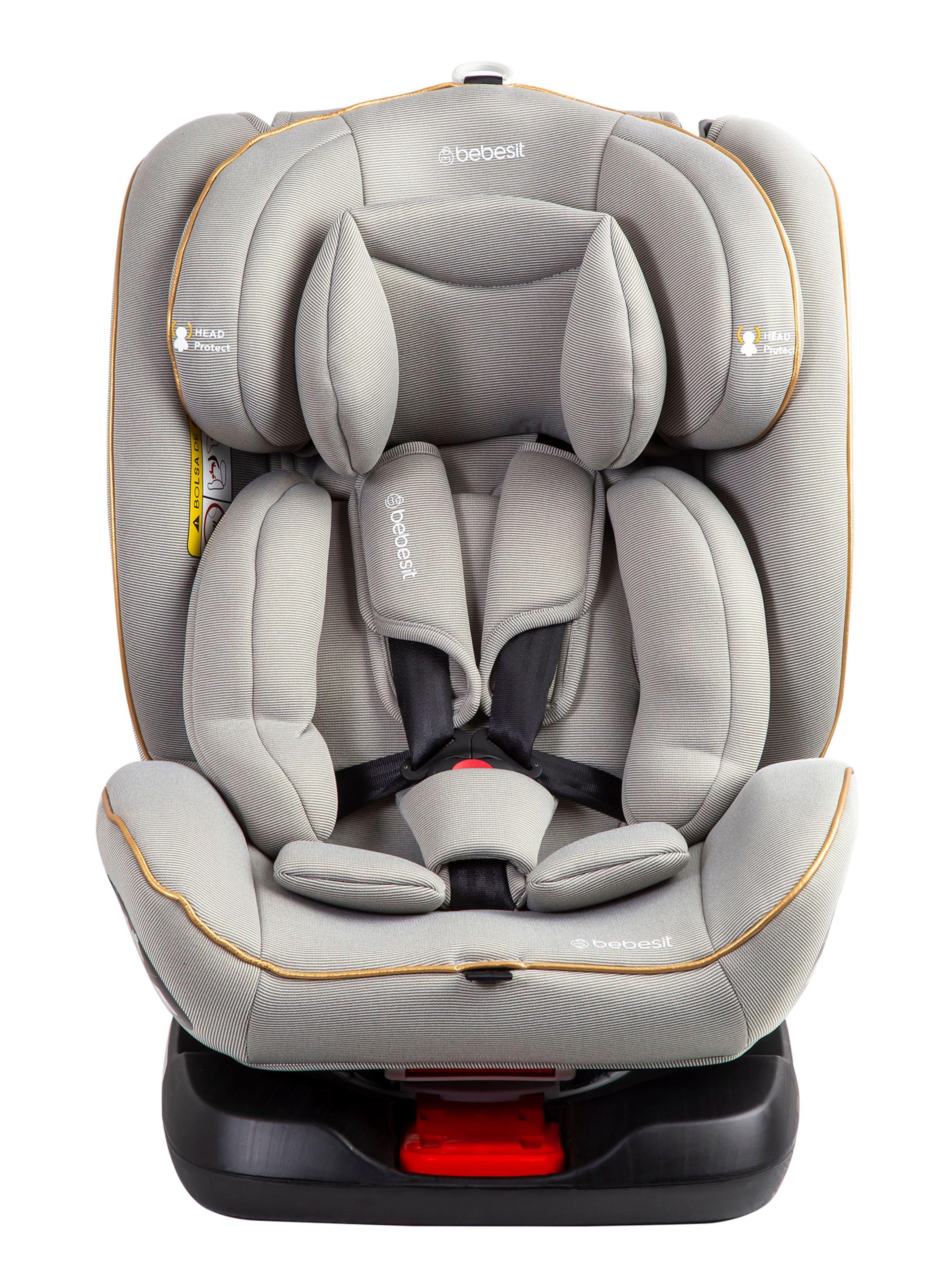 Silla de Auto Convertible Isofix Supra 360° Light Grey-2