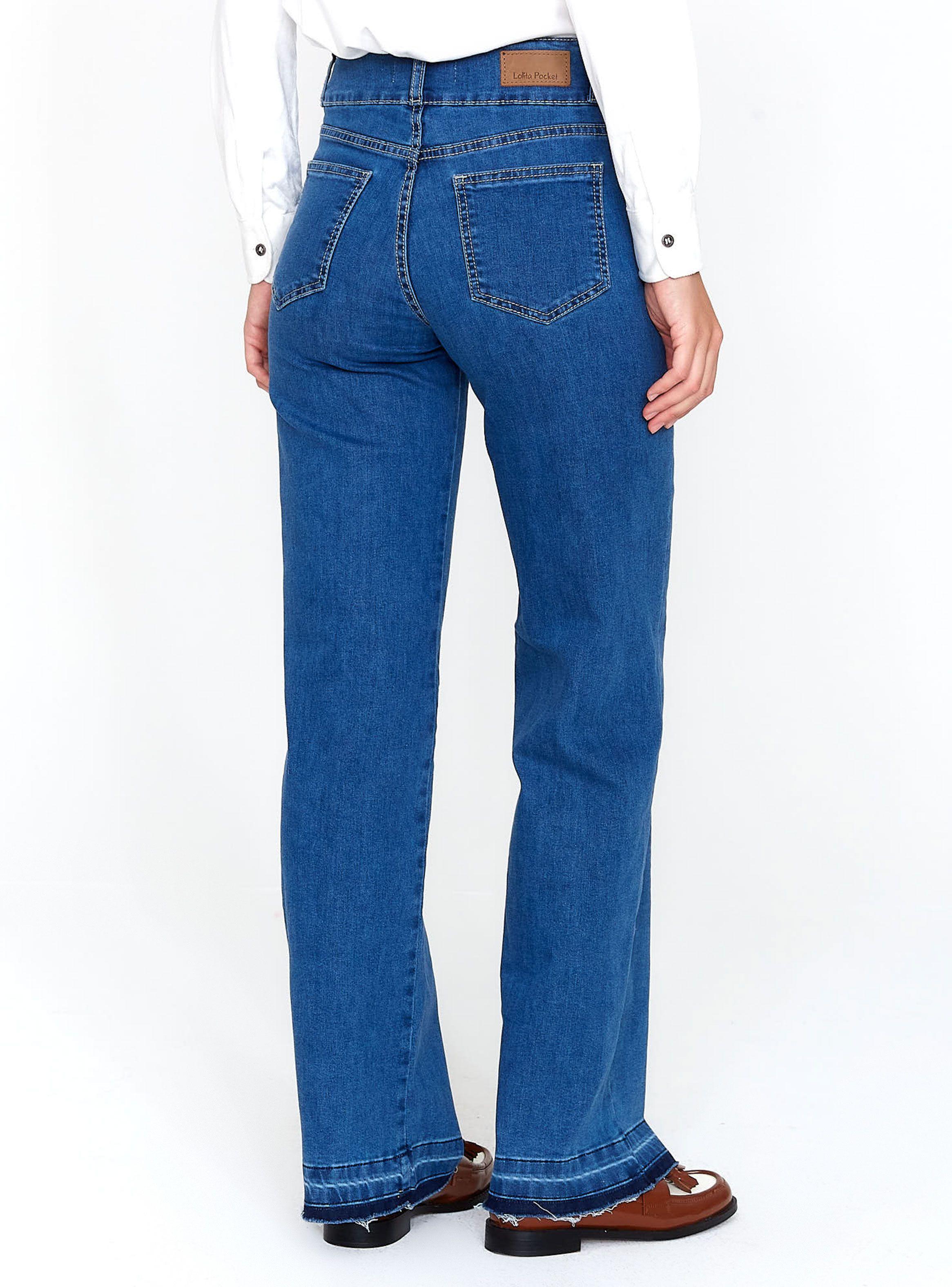 Jeans Blanca Azul-1