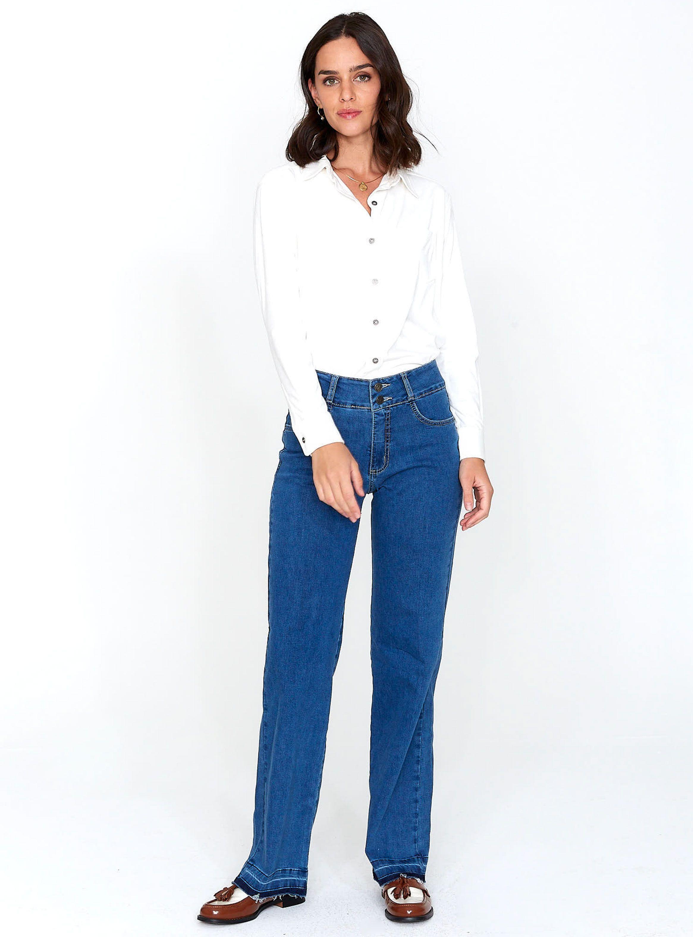 Jeans Blanca Azul-3