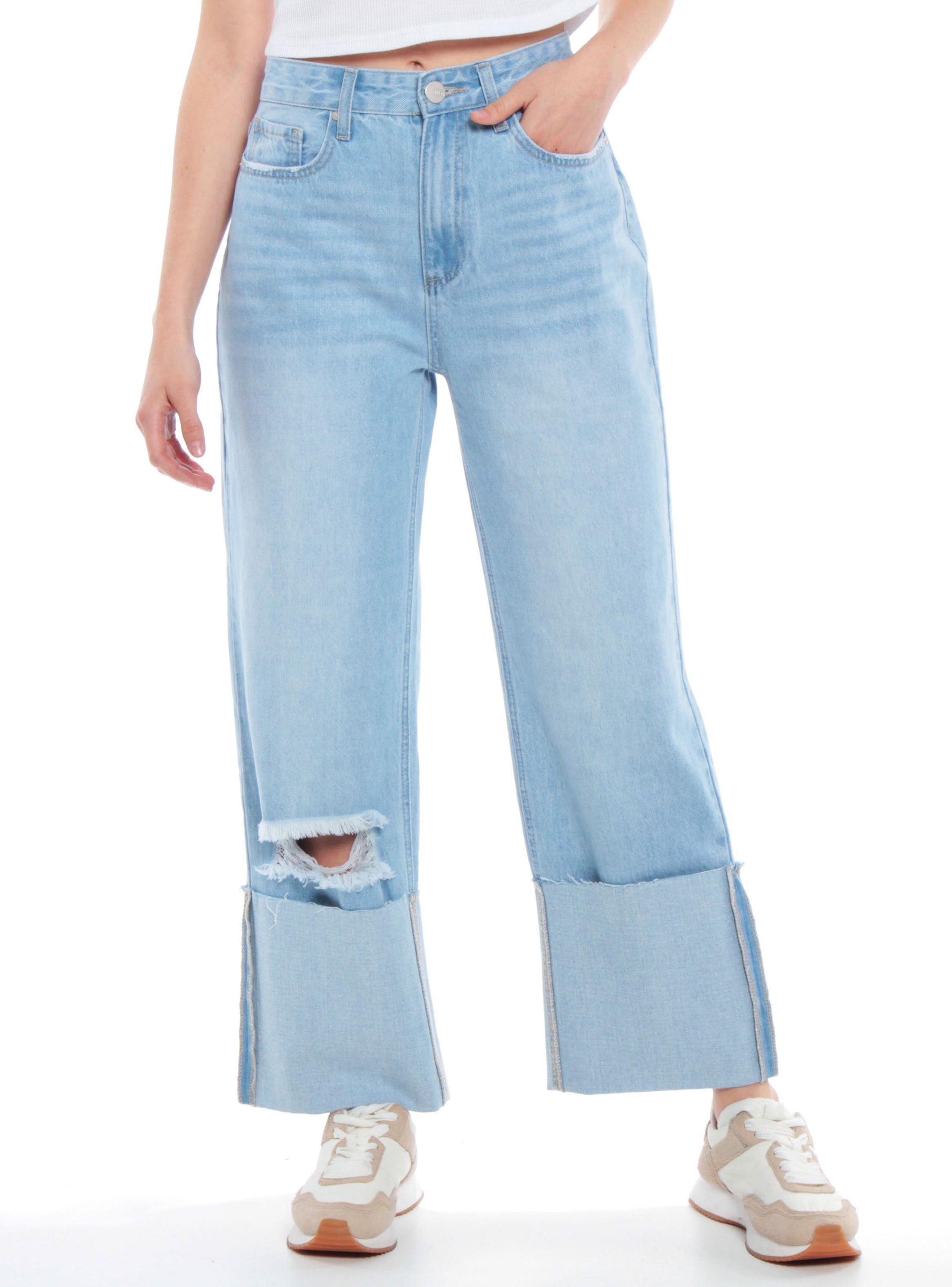 Jeans Tiro Alto Cropped-0