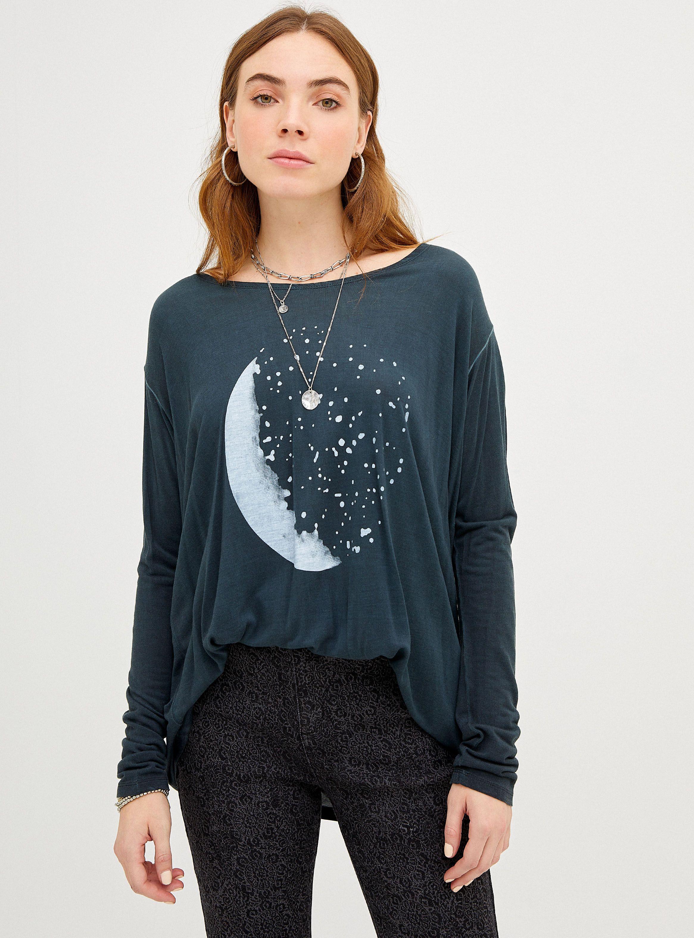 Polera Fit Holgado Print Focalizado-0