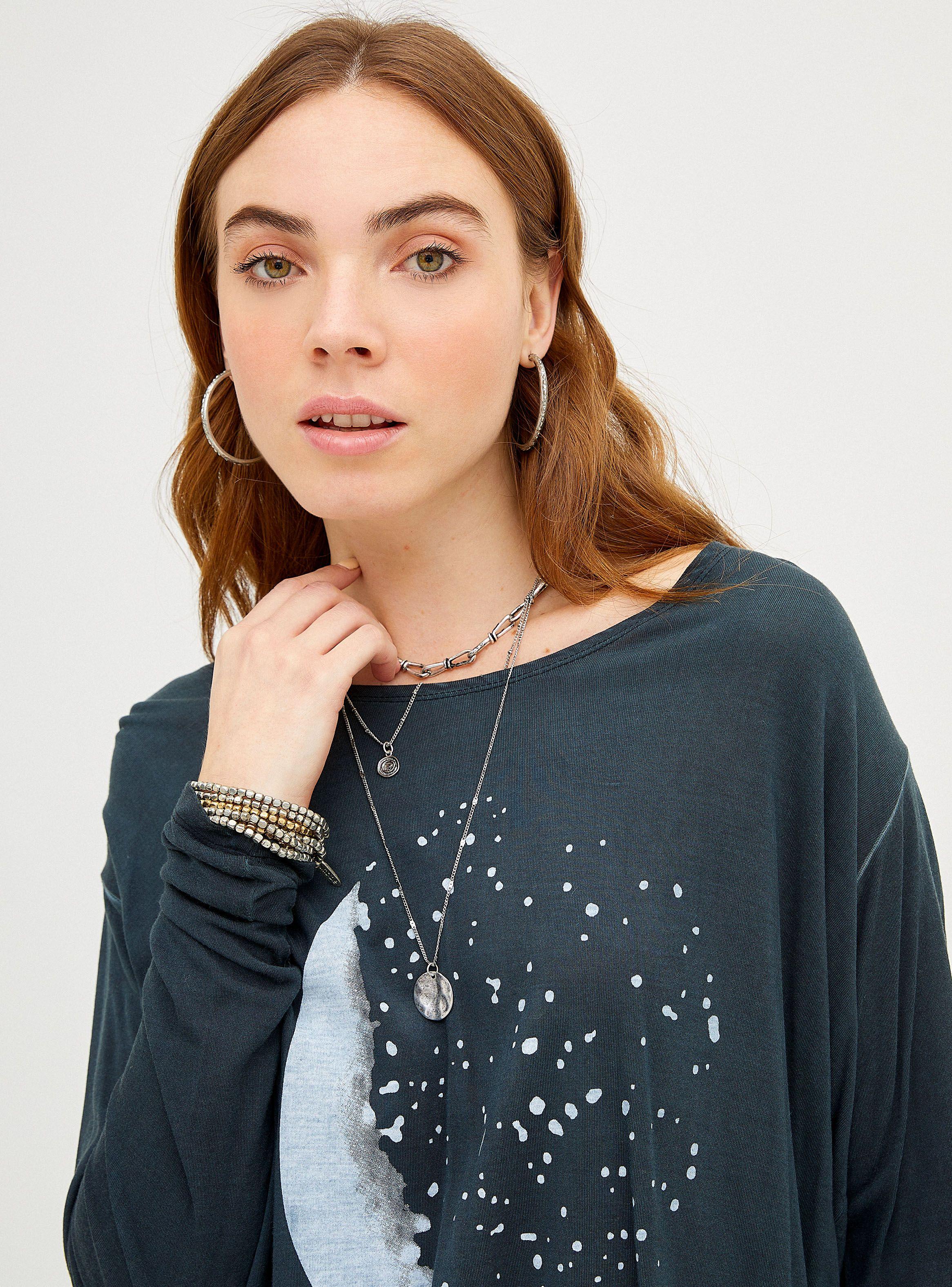 Polera Fit Holgado Print Focalizado-2