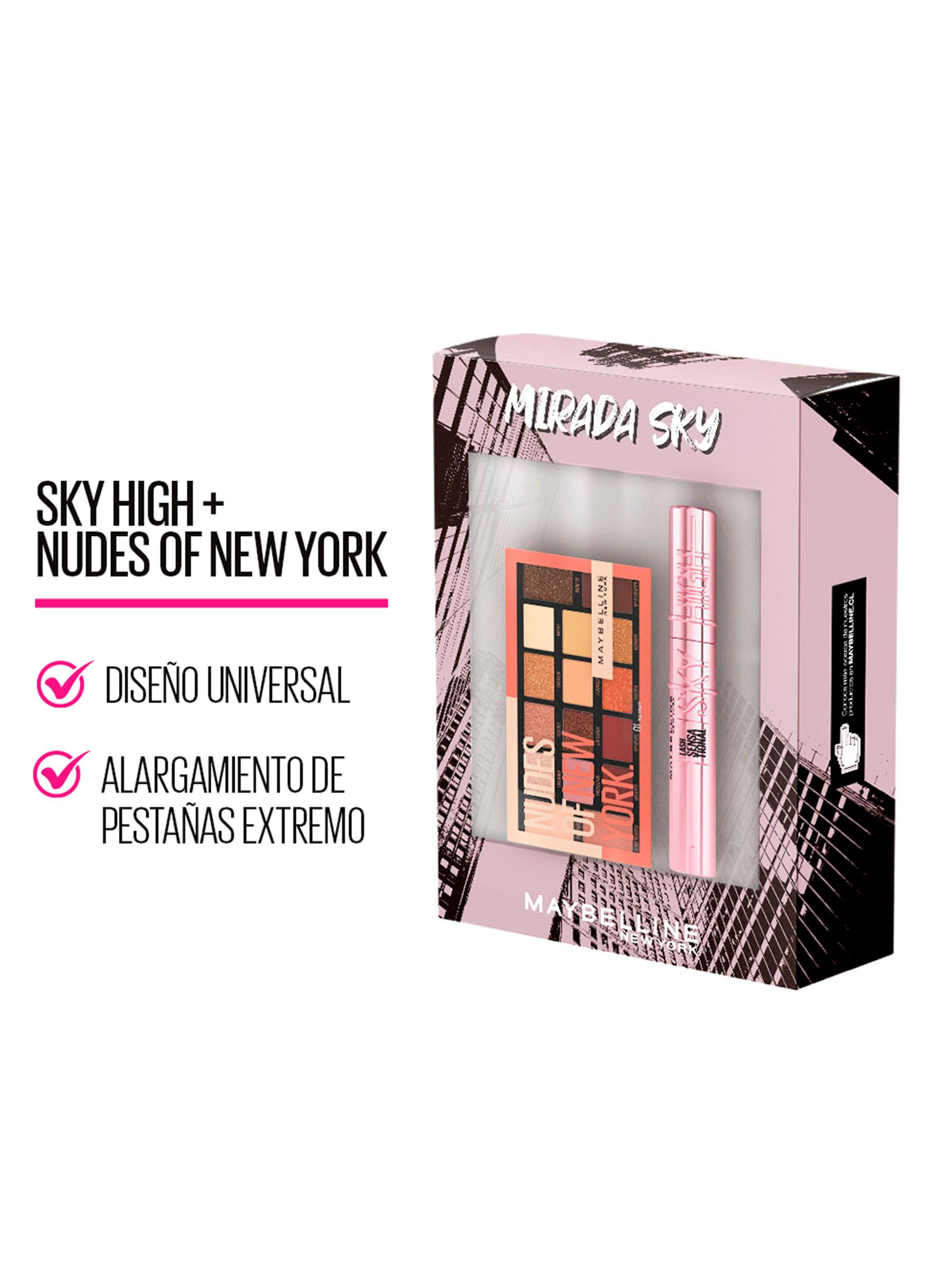 Pack Mascara Sky High + Paleta Nudes of New York-3