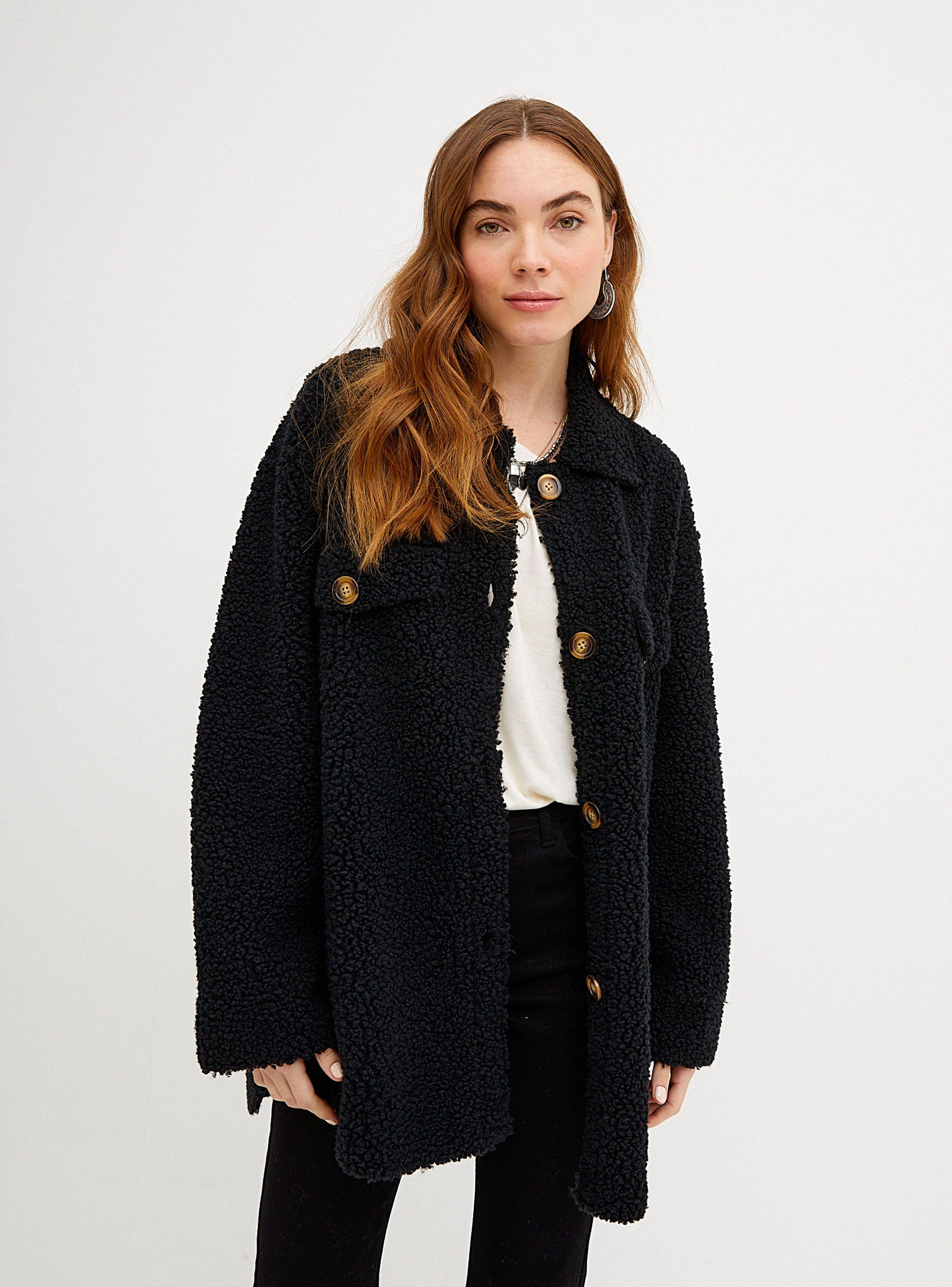 Chaqueta Reversible Chiporro y Suede Oversize-0