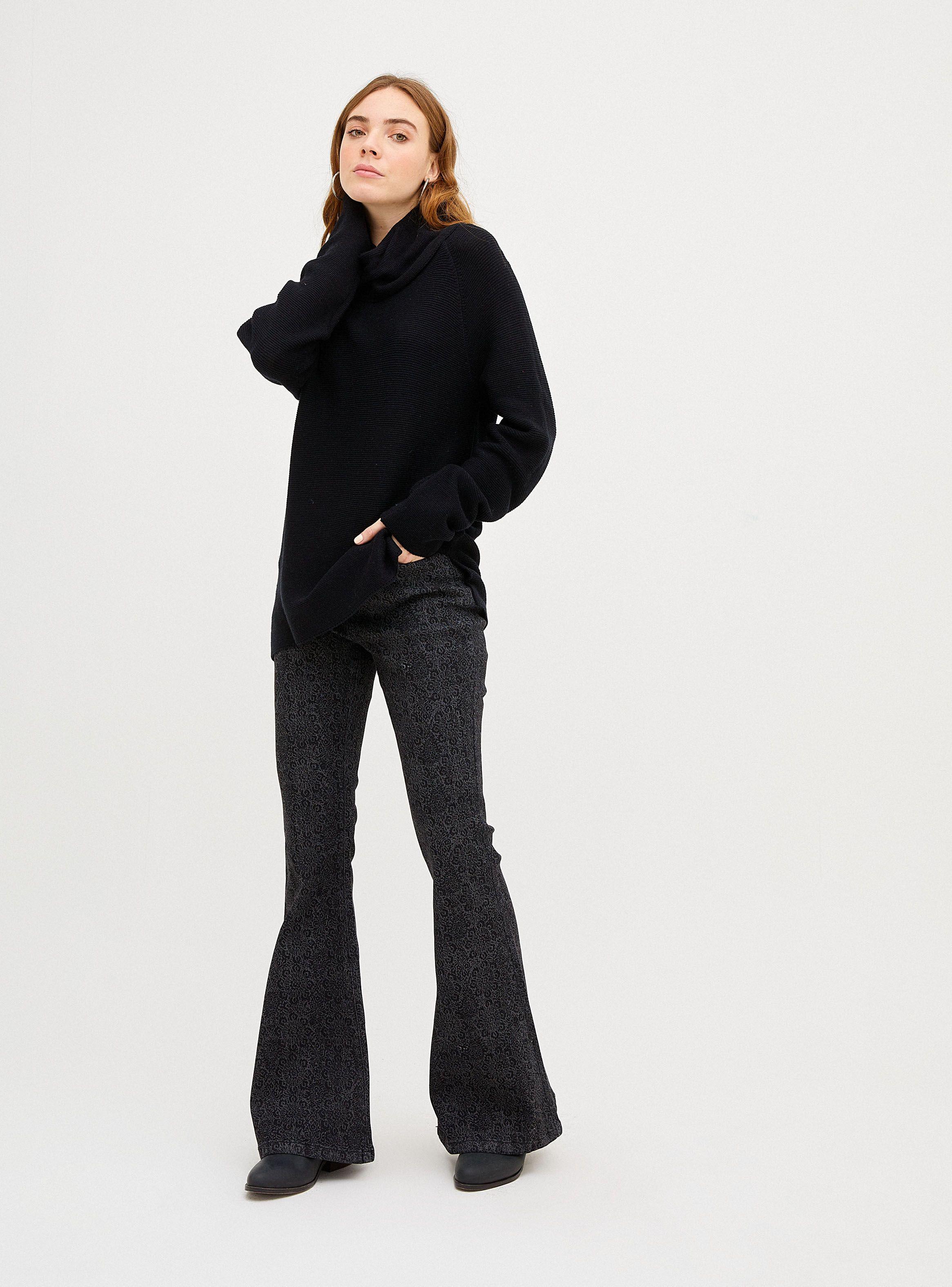 Sweater Largo Cuello Alto-3