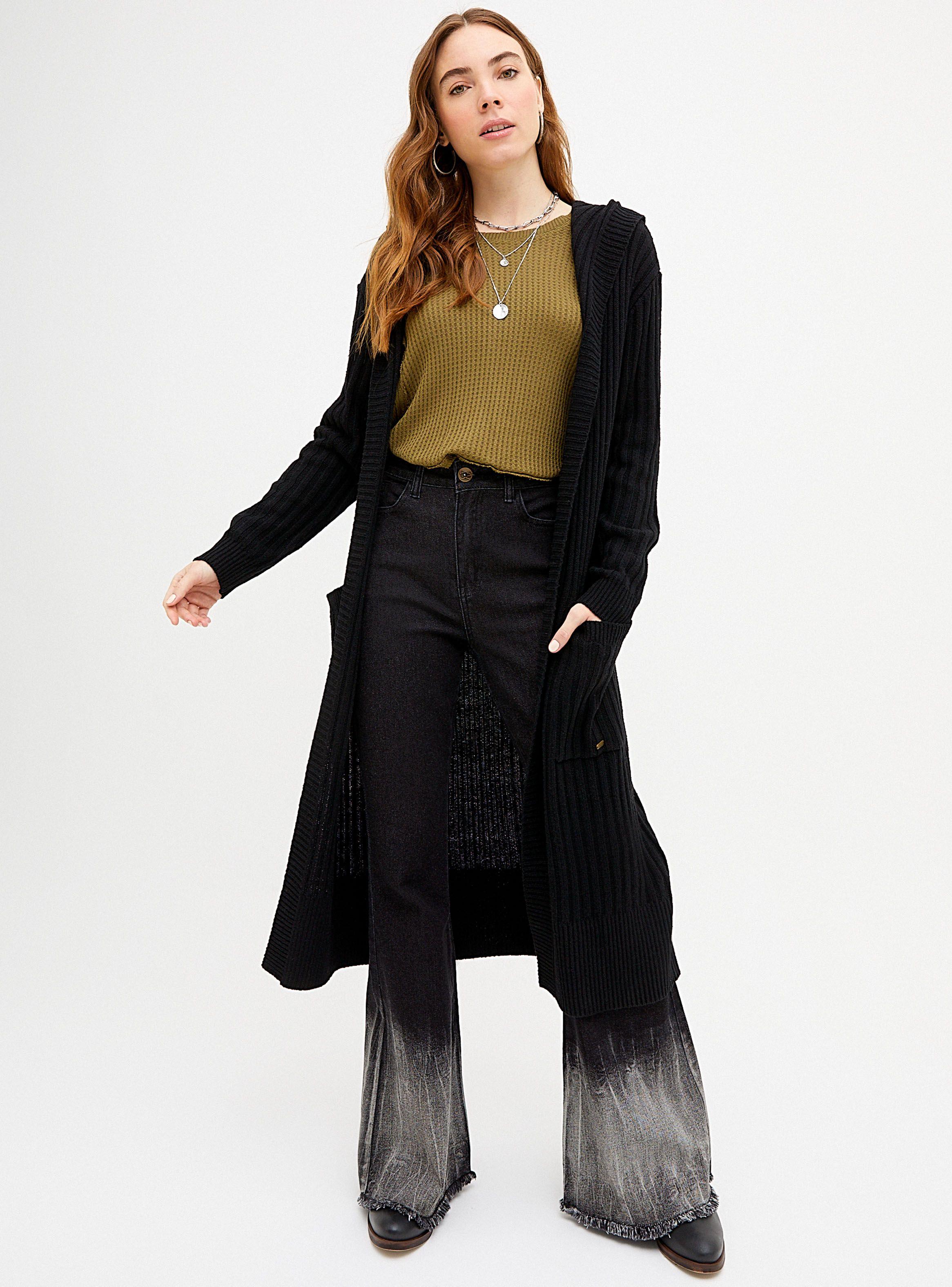 Chaleco Tejido Tipo Buclé Fit Oversize Cruzado-3