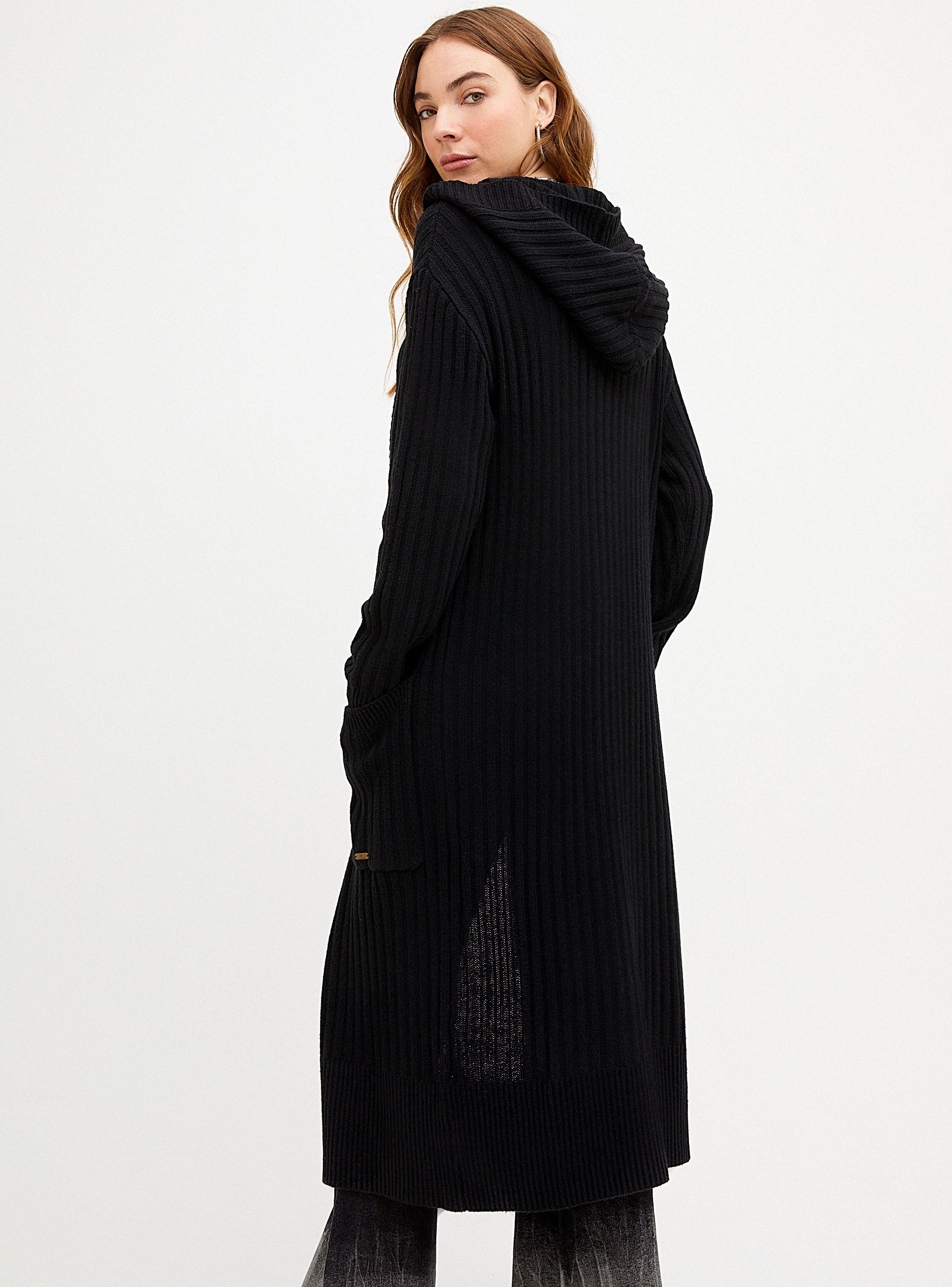 Chaleco Tejido Tipo Buclé Fit Oversize Cruzado-1