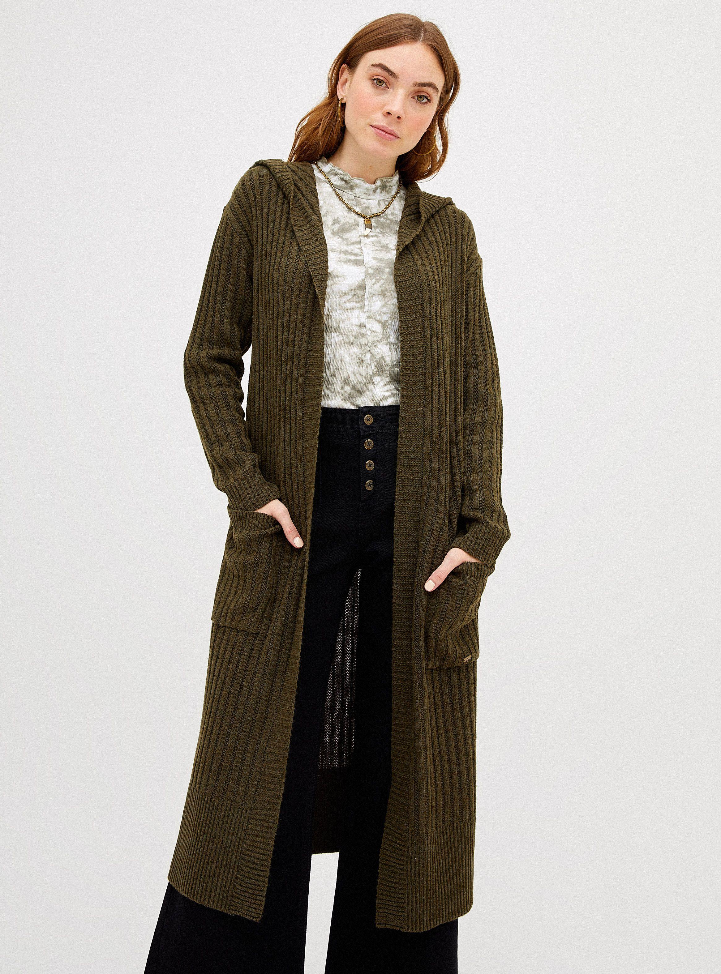 Chaleco Tejido Tipo Buclé Fit Oversize Cruzado-0