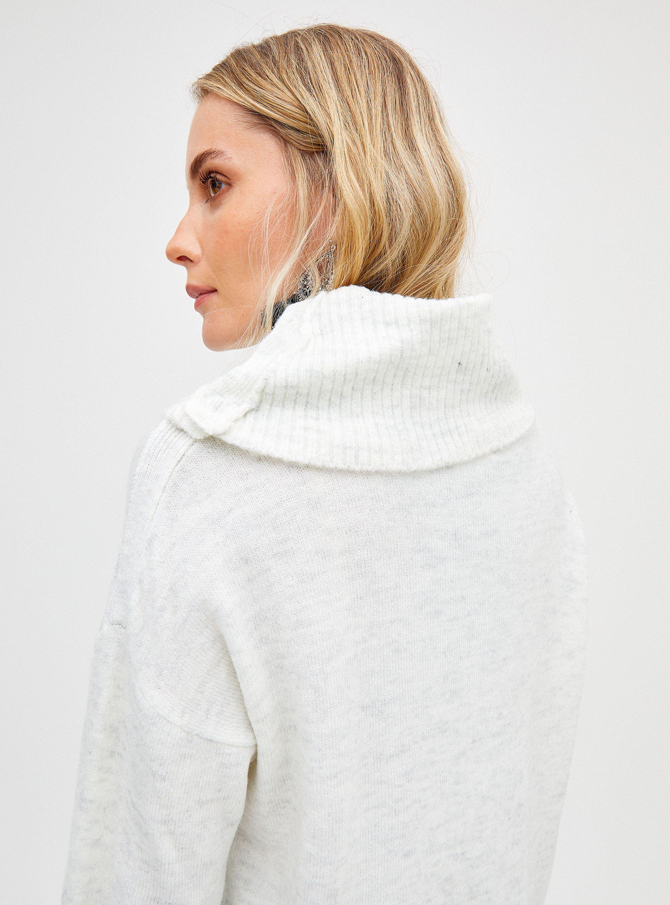 Sweater Relajado Manga Caída-2