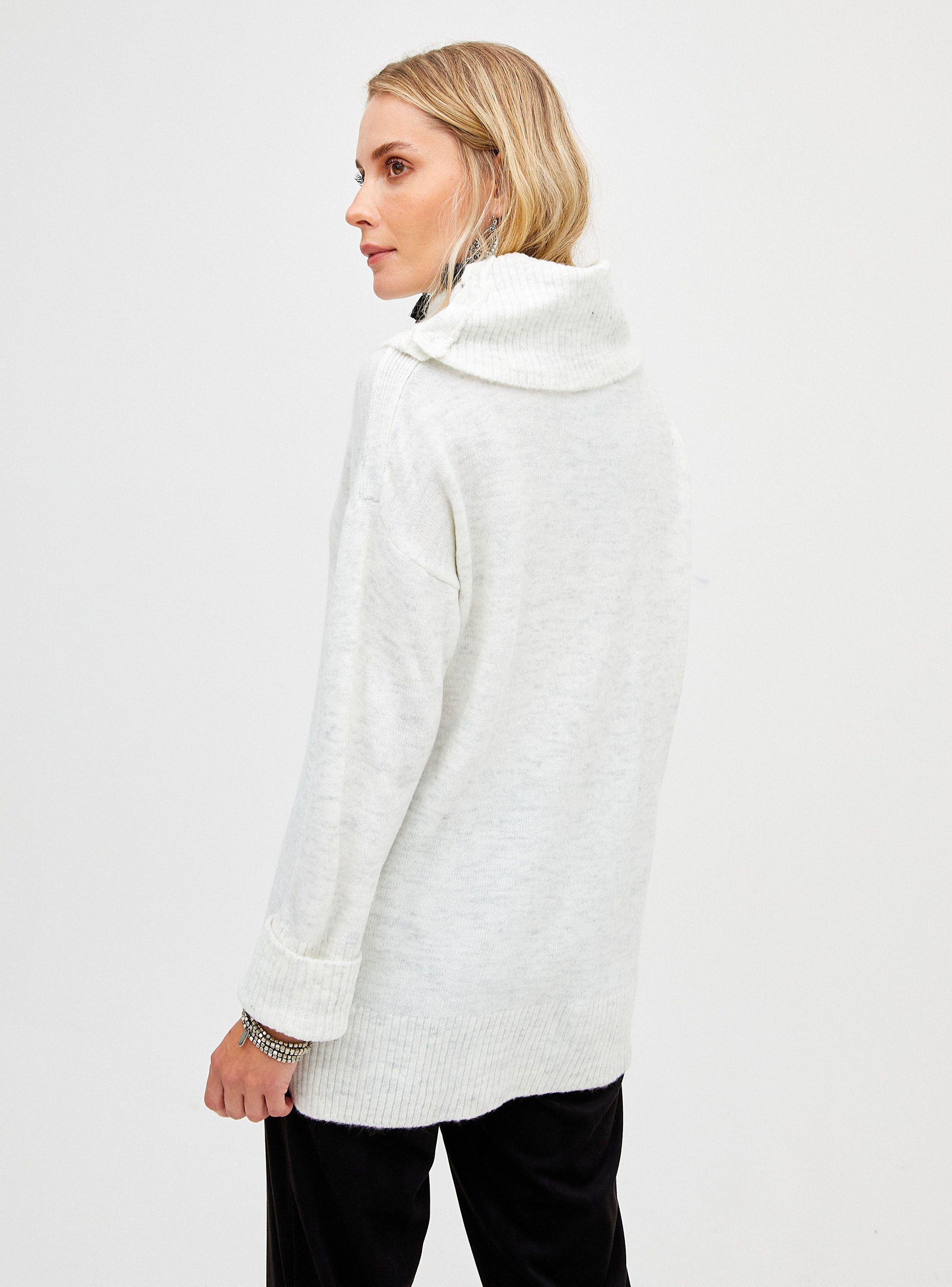 Sweater Relajado Manga Caída-1