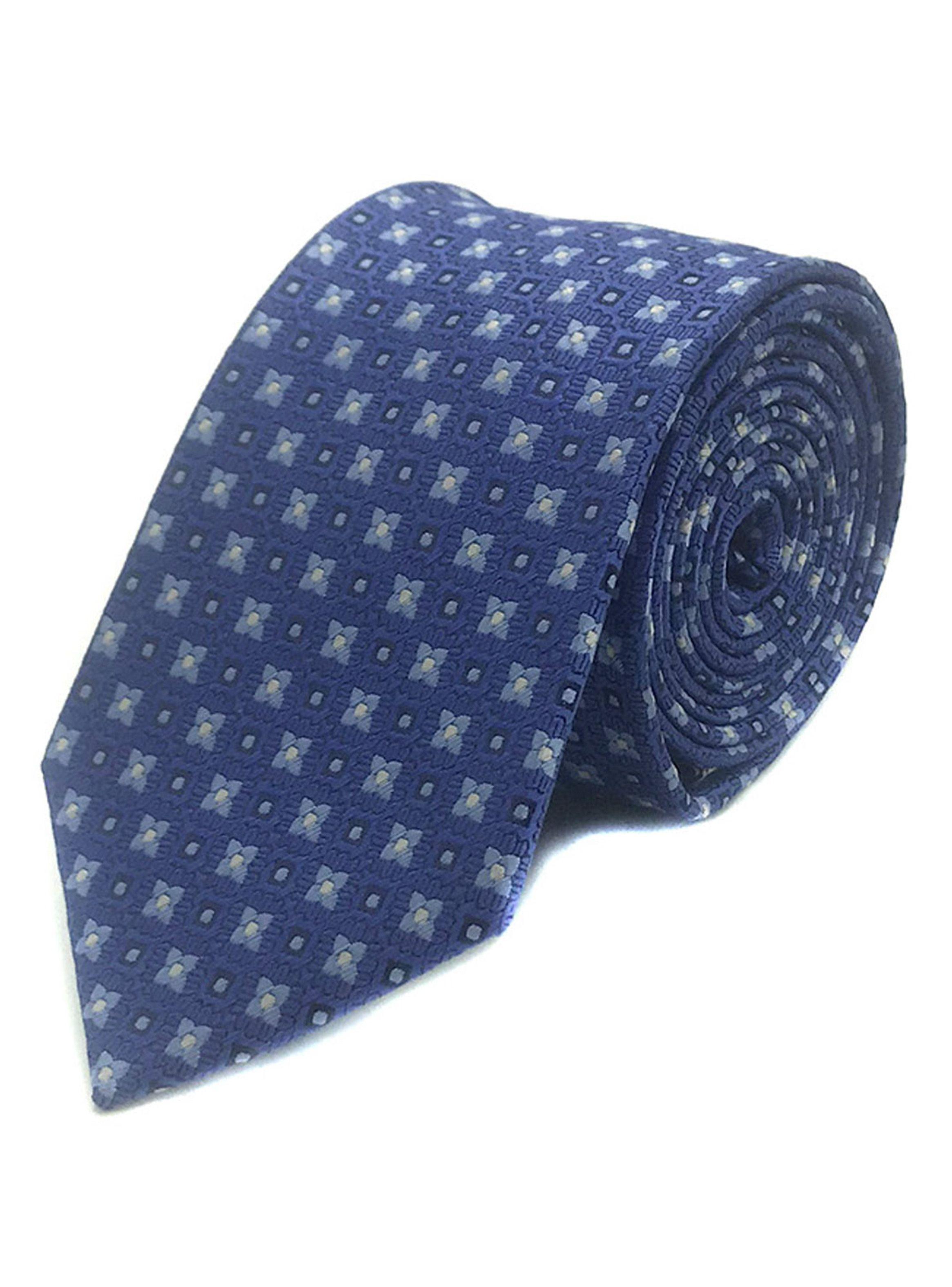 Corbata Compagnia Della Seta Microfibra 8 cm Flor Celeste-0
